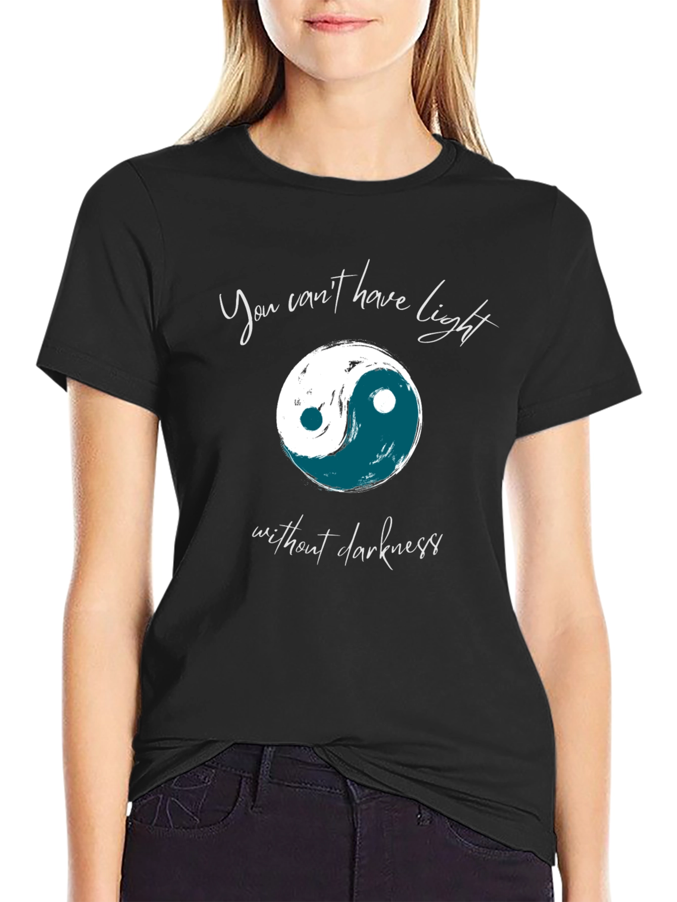 Yin Yang Light & Darkness Graphic T-Shirt