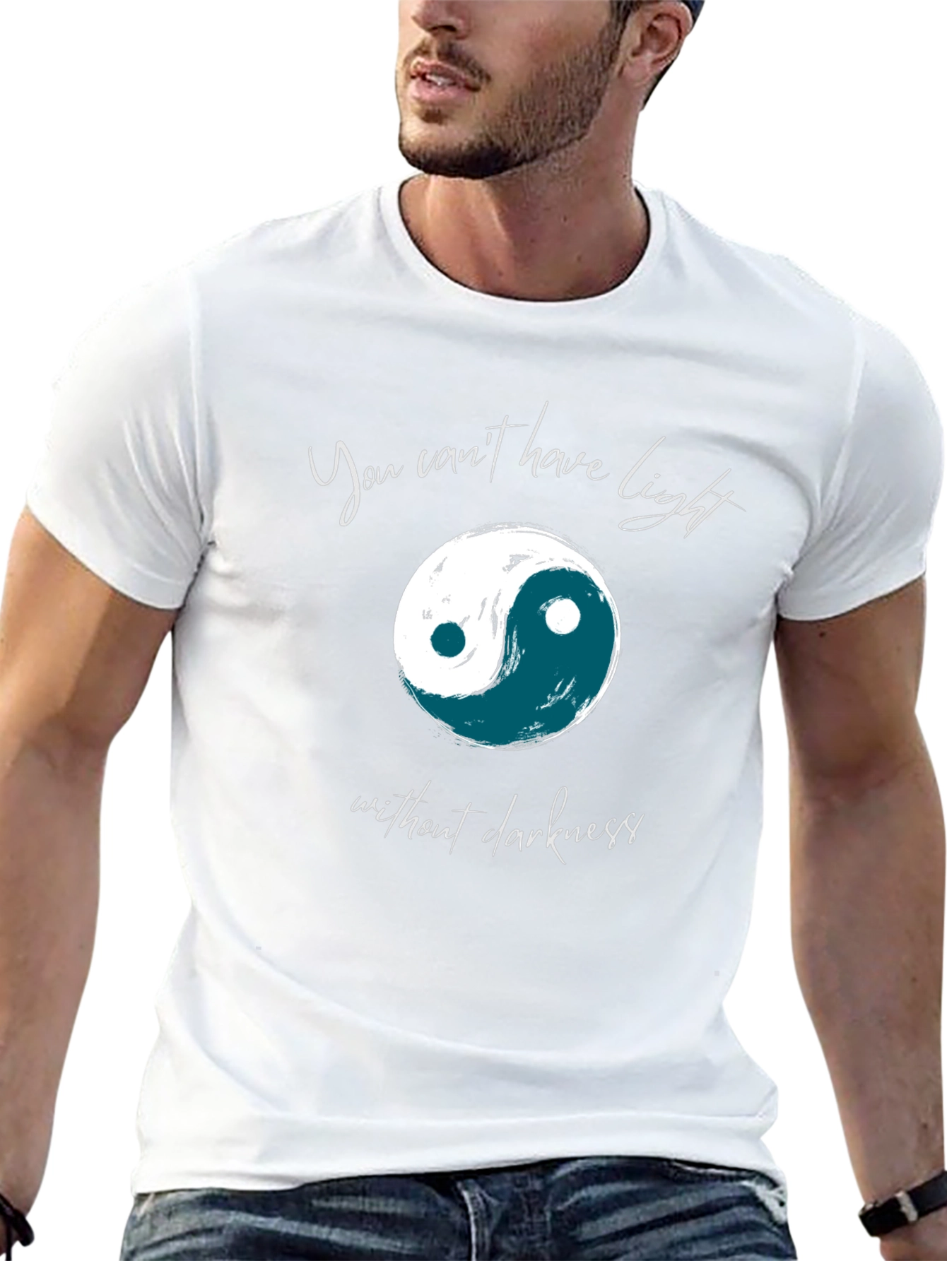 Yin Yang Light & Darkness Graphic T-Shirt