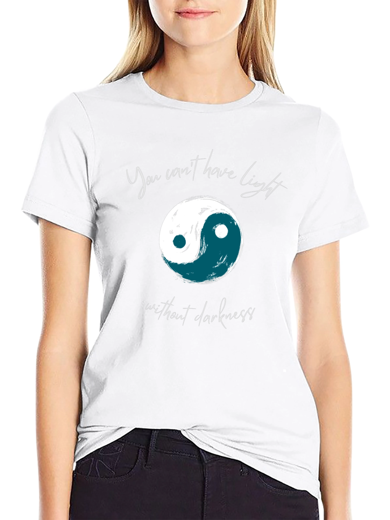 Yin Yang Light & Darkness Graphic T-Shirt
