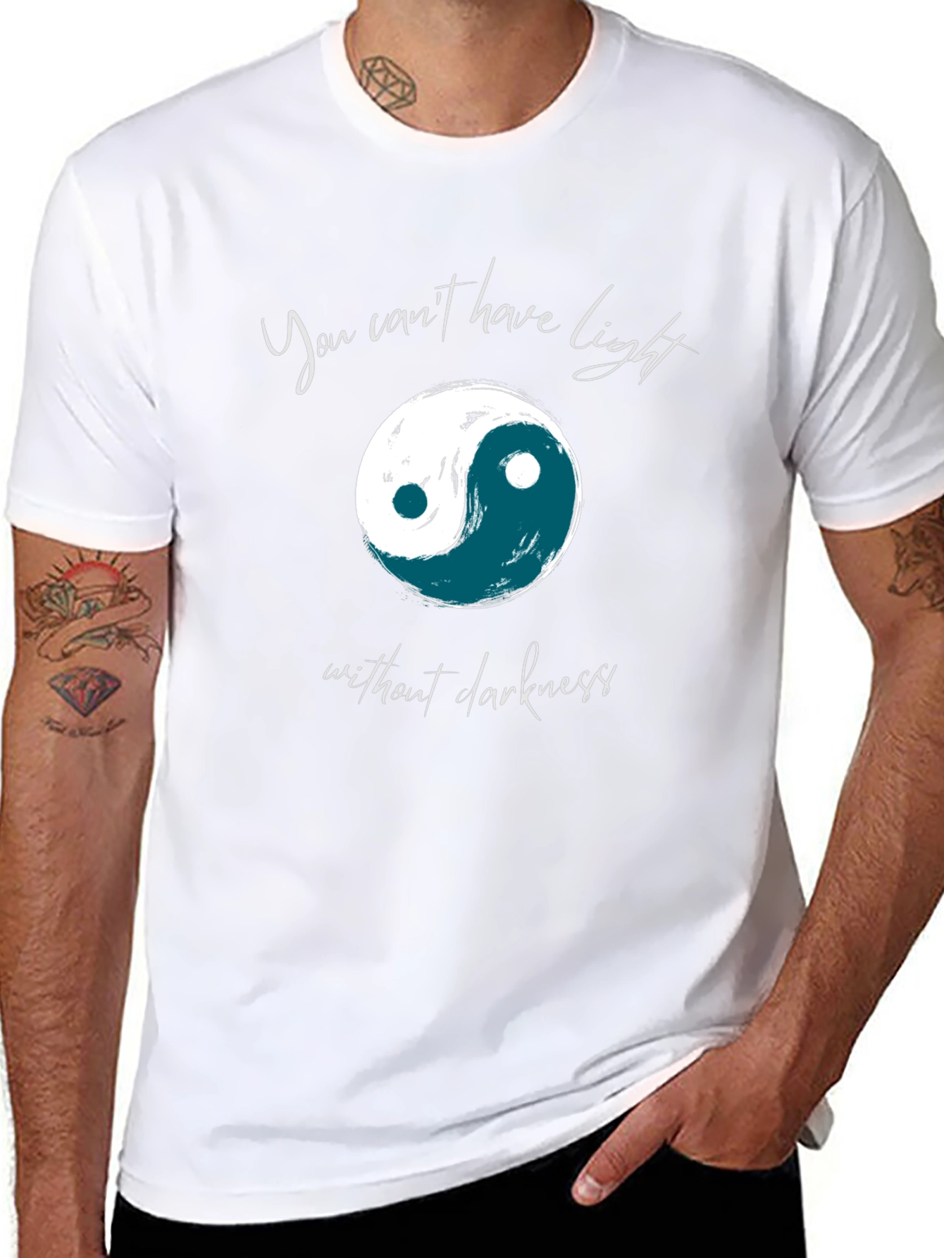 Yin Yang Light & Darkness Graphic T-Shirt
