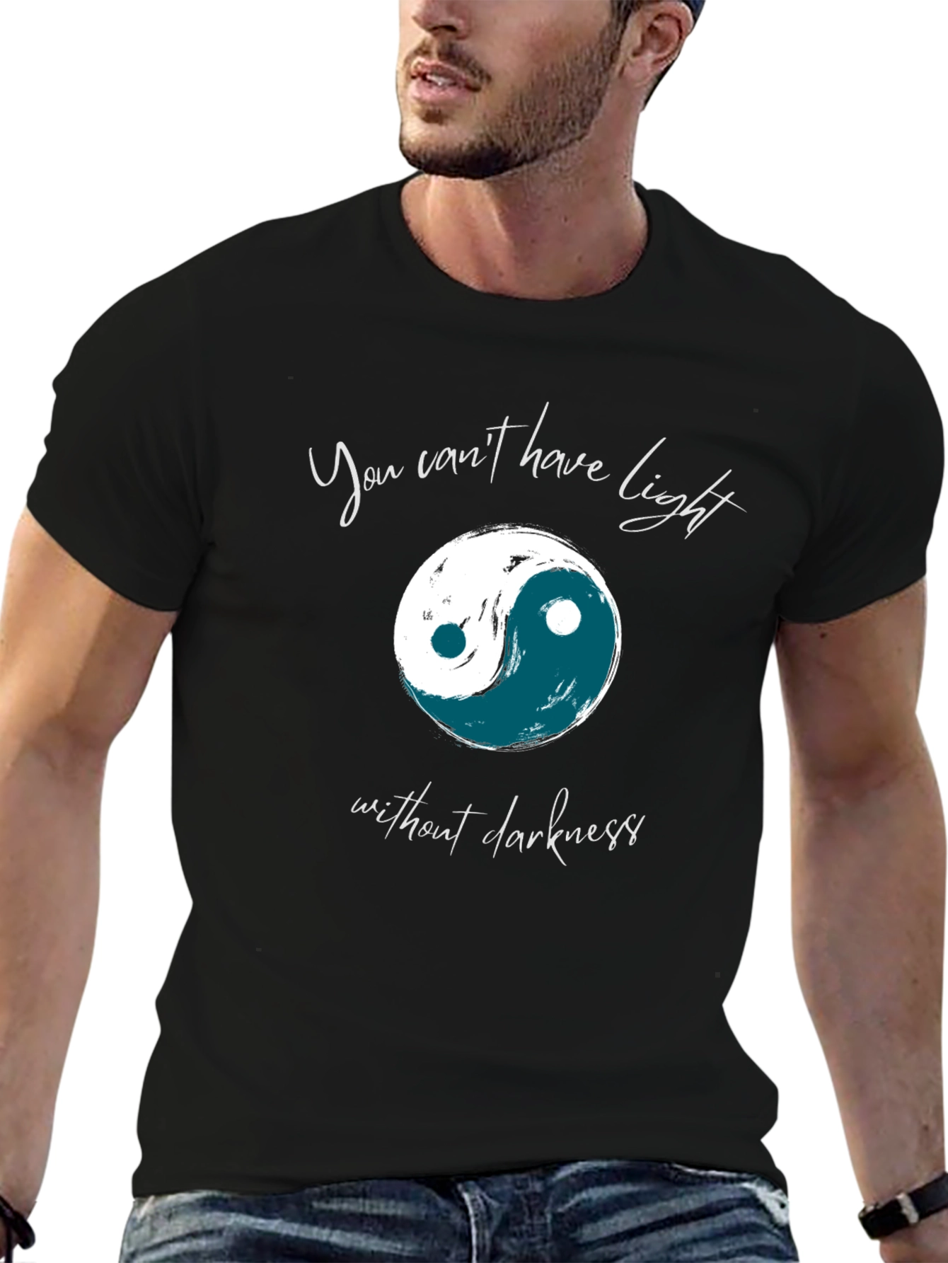 Yin Yang Light & Darkness Graphic T-Shirt