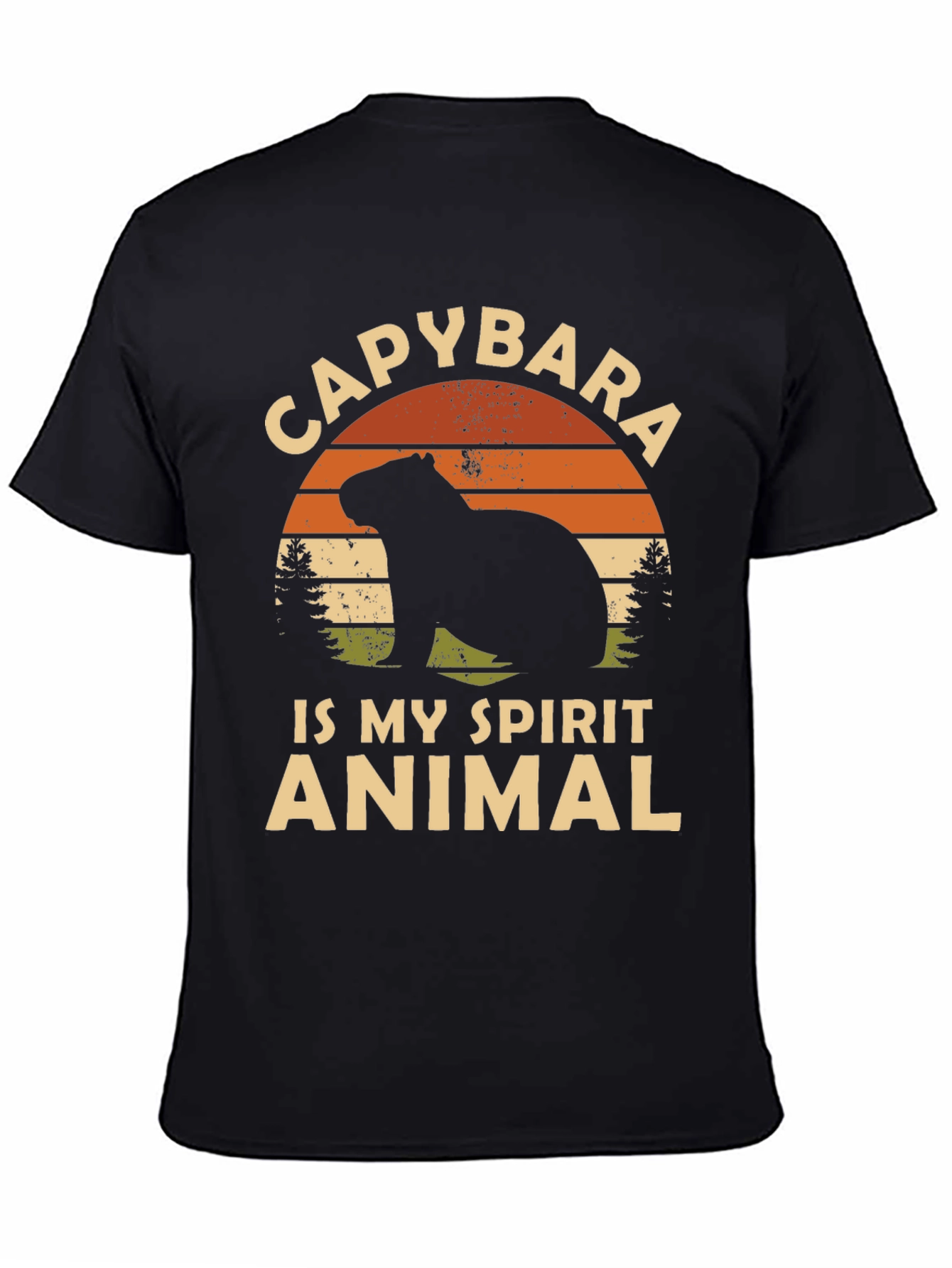 Capybara Spirit Animal Graphic Tee