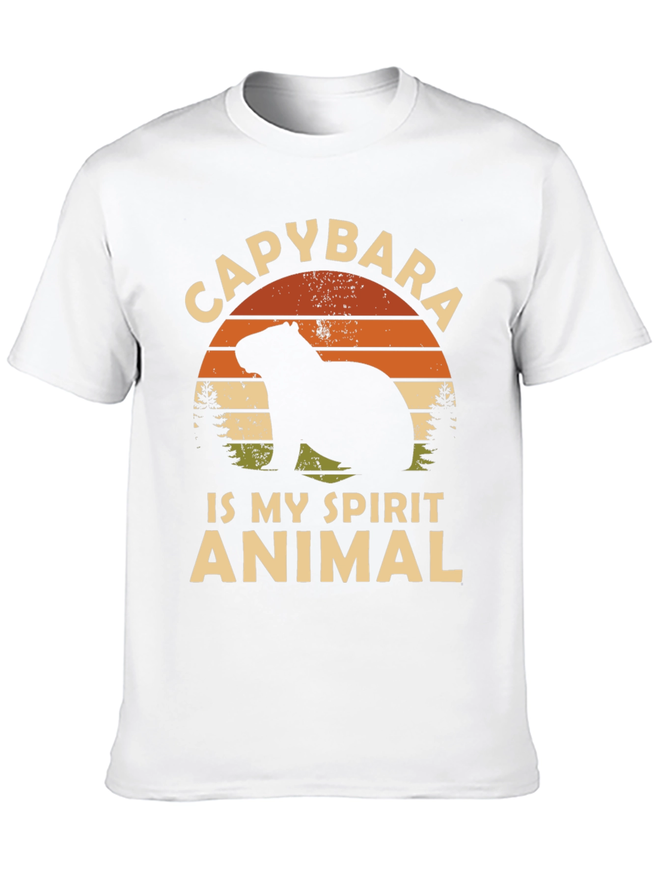 Capybara Spirit Animal Graphic Tee