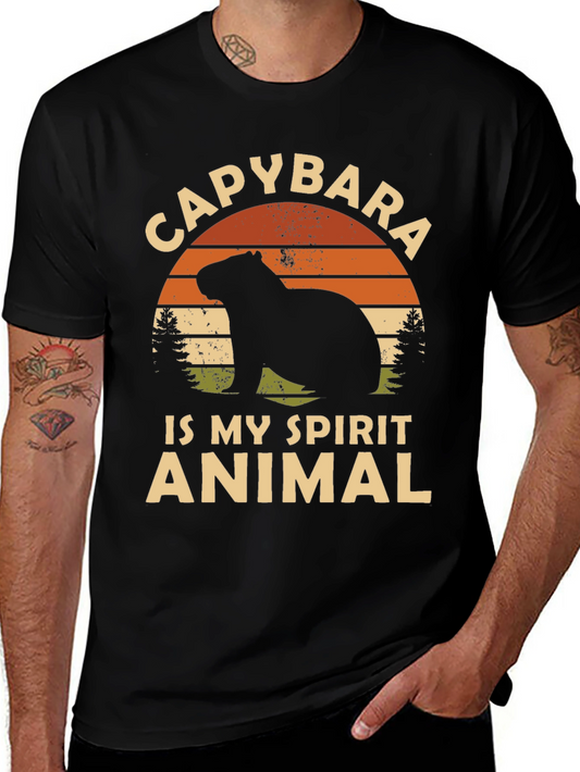 Capybara Spirit Animal Graphic Tee