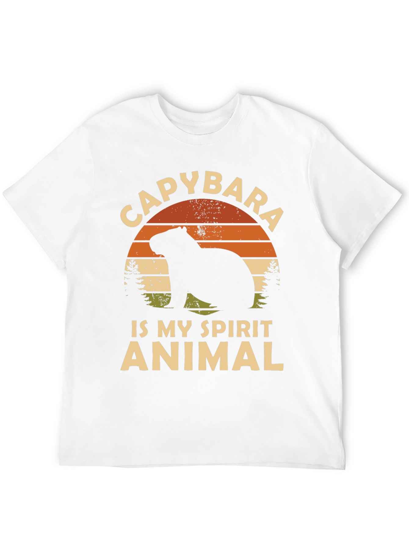 Capybara Spirit Animal Graphic Tee