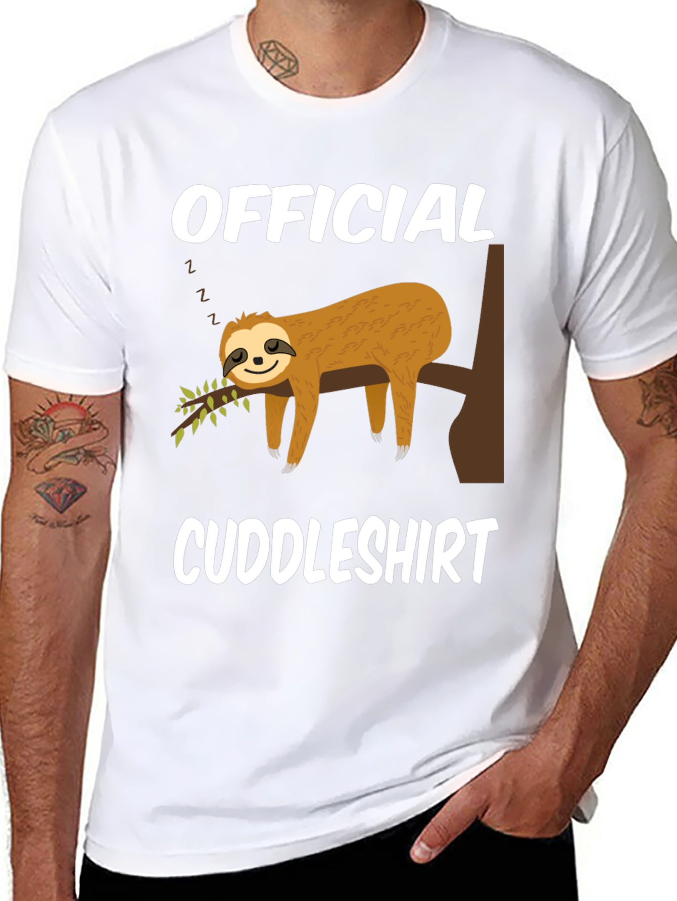 Official Cuddleshirt Sloth T-Shirt