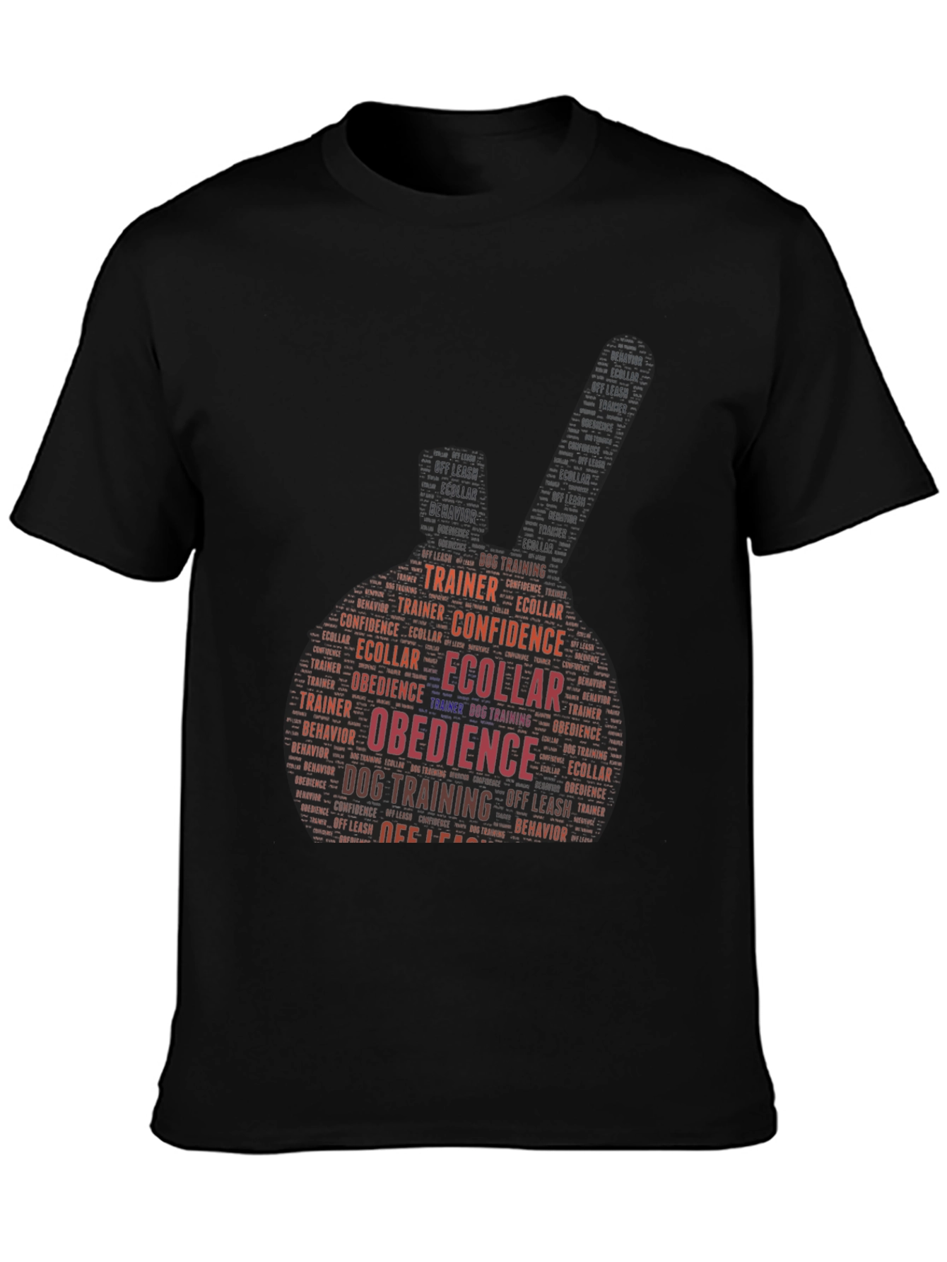 Dog Training Word Art T-Shirt