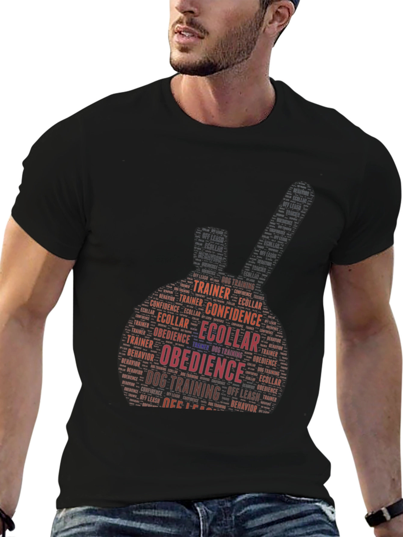 Dog Training Word Art T-Shirt