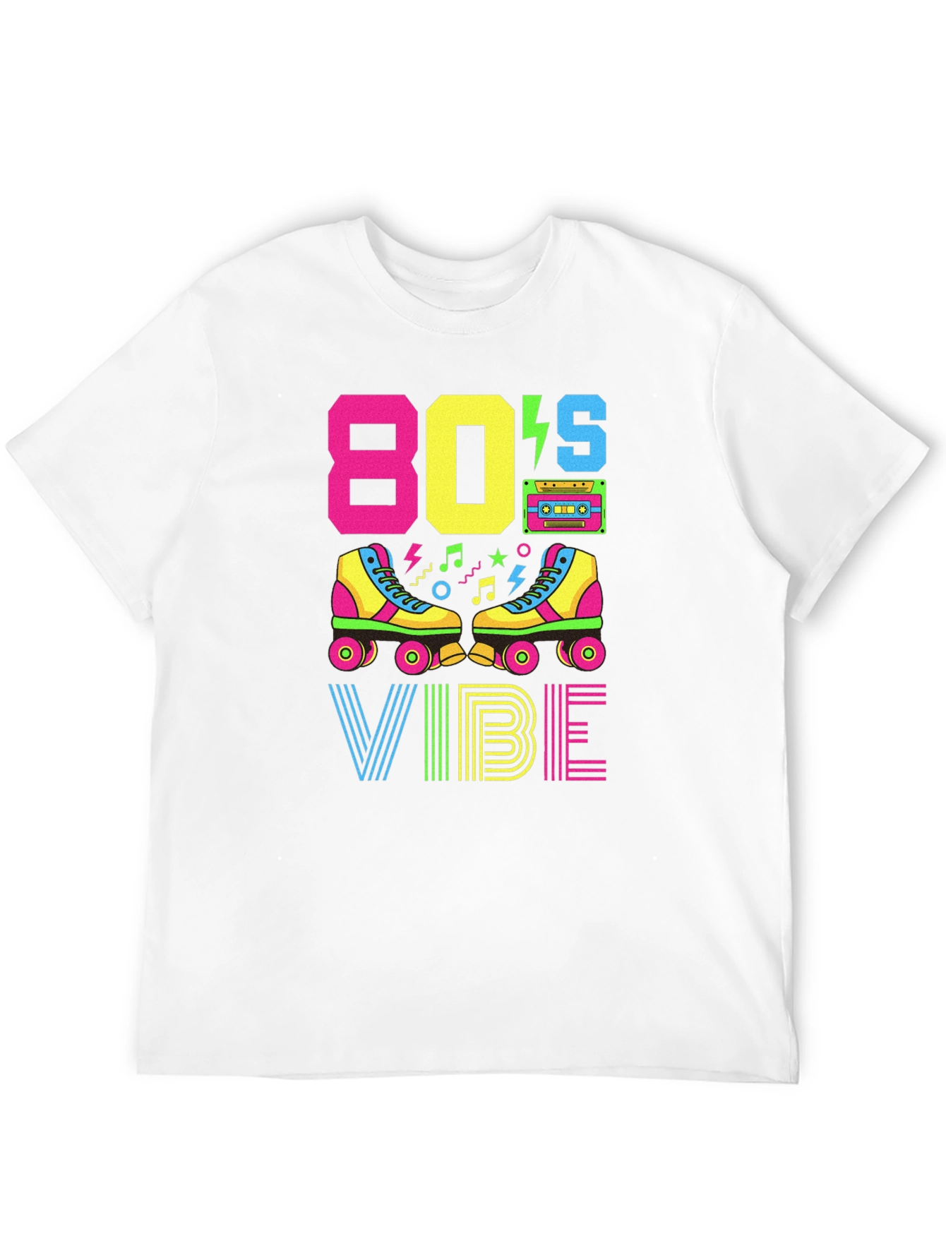 Retro 80s Vibe Graphic T-Shirt