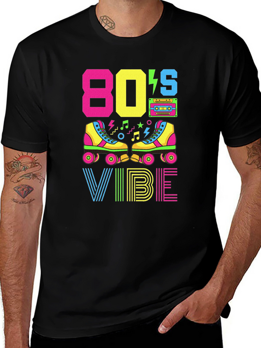 Retro 80s Vibe Graphic T-Shirt