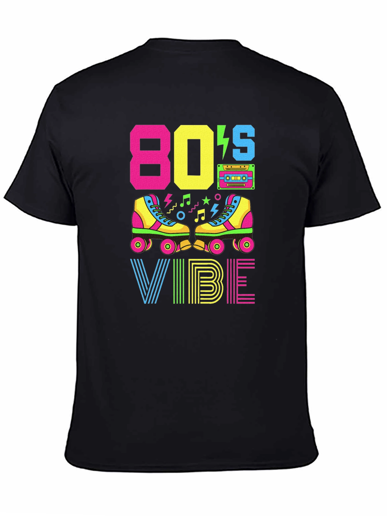 Retro 80s Vibe Graphic T-Shirt