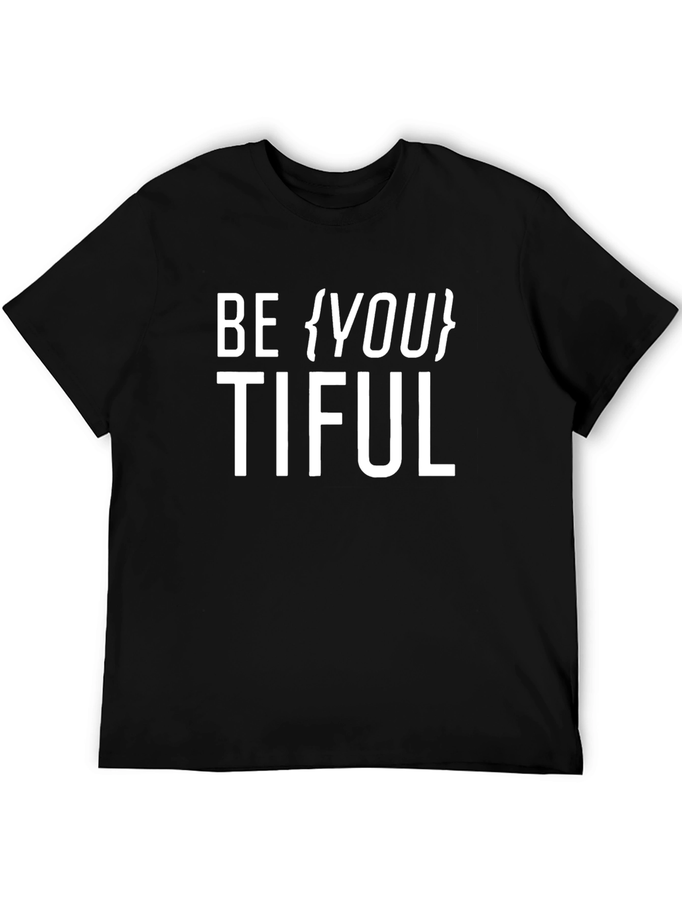 Be {You}tiful Black Graphic Tee