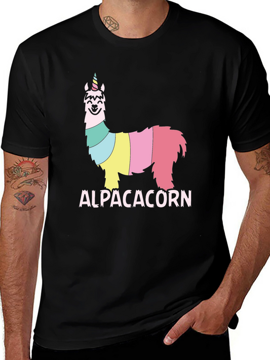 Alpacacorn T-Shirt - Fun Colorful Alpaca Unicorn Design