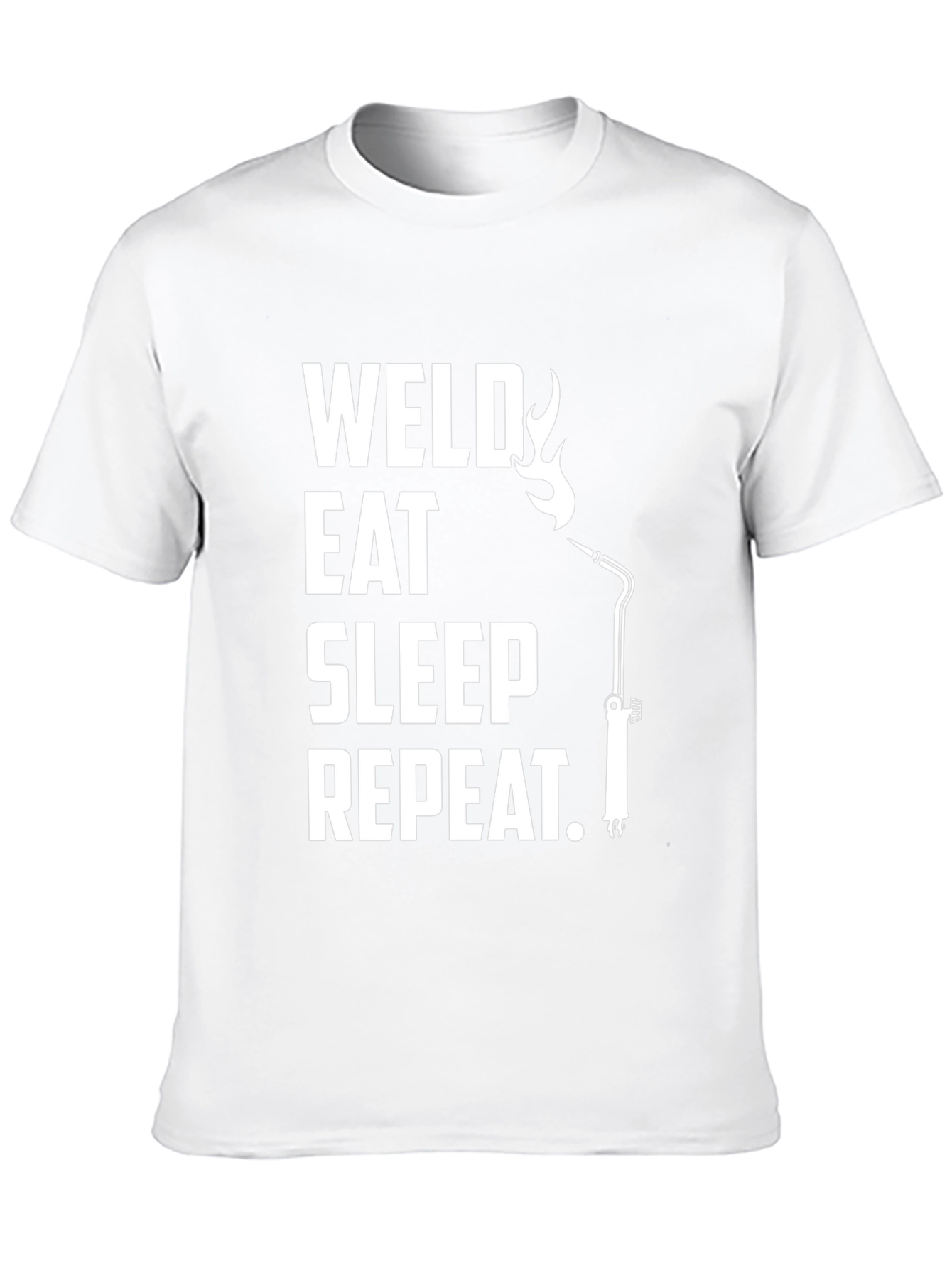 Weld Eat Sleep Repeat Graphic Tee
