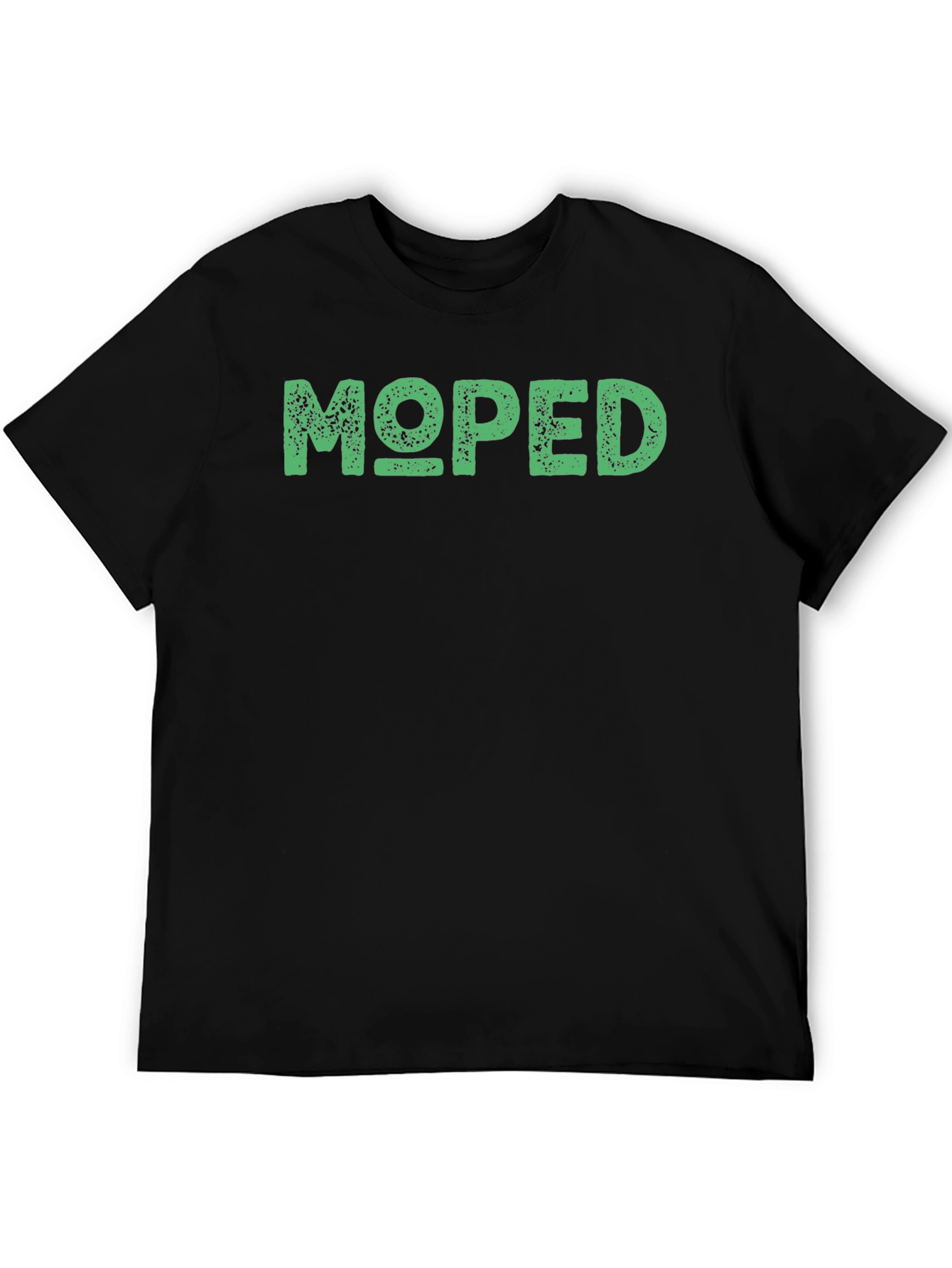 Moped Graphic Tee - Black Cotton T-Shirt