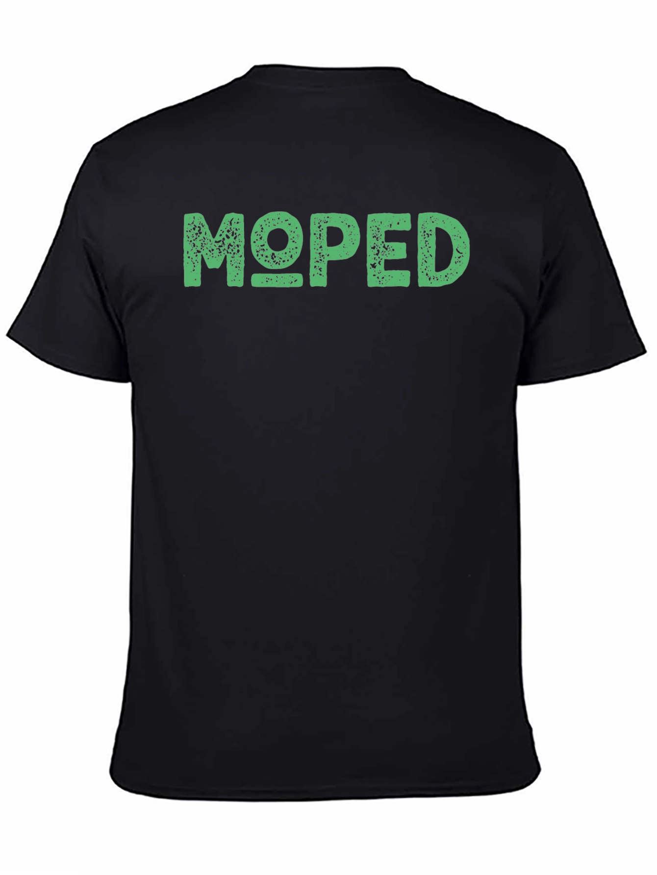 Moped Graphic Tee - Black Cotton T-Shirt