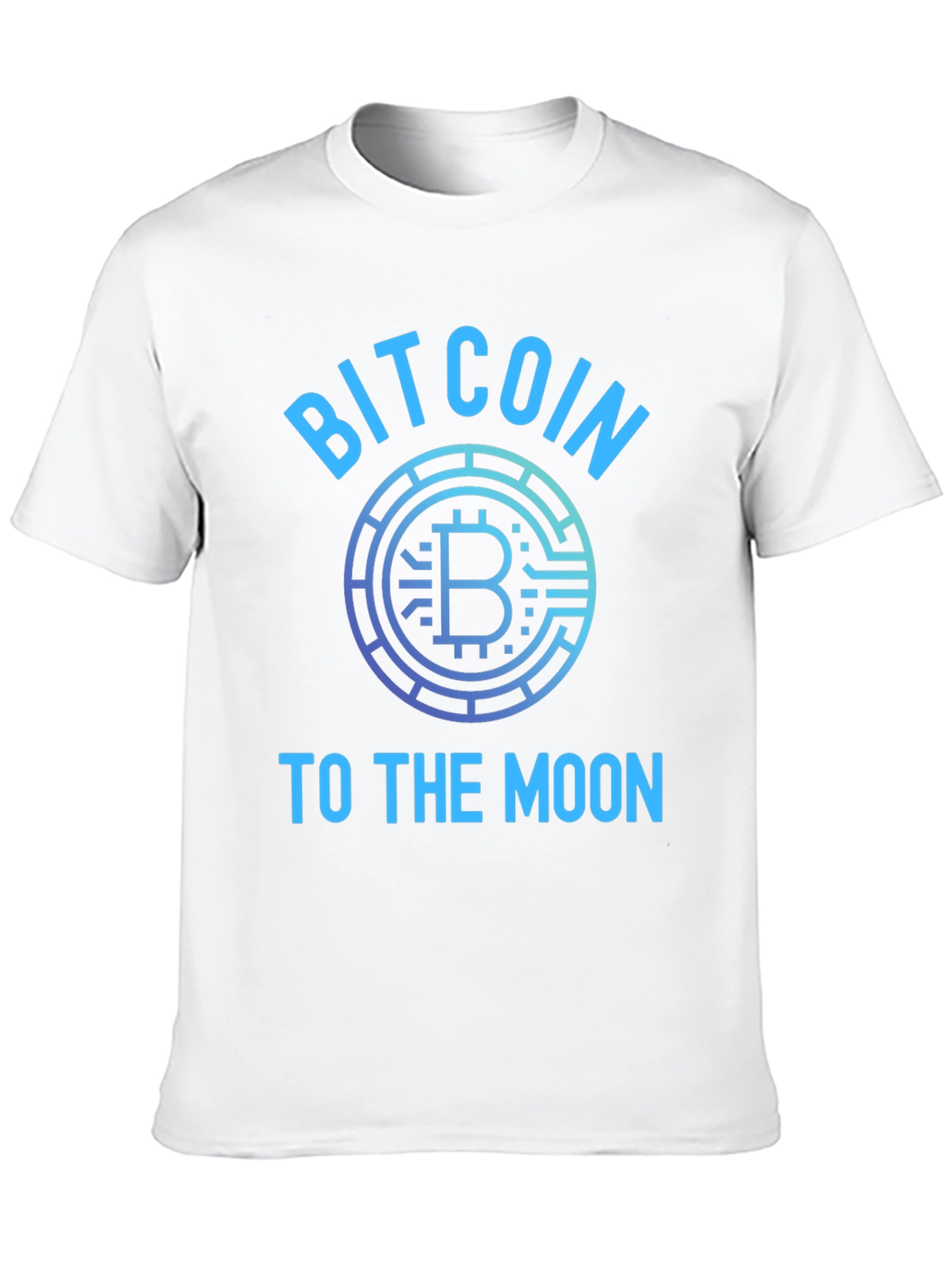 Bitcoin To The Moon Black T-Shirt