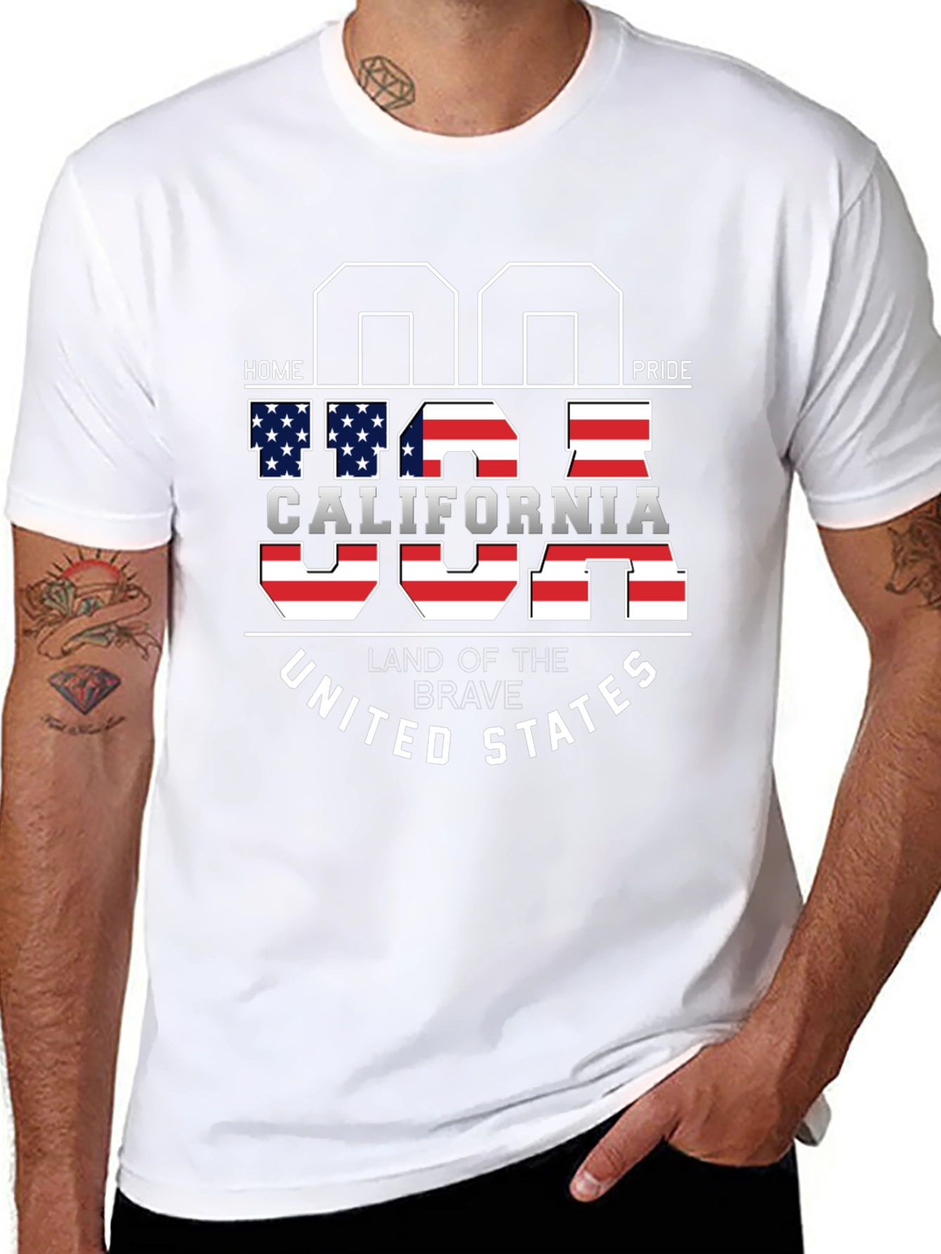 USA California Home Pride T-Shirt