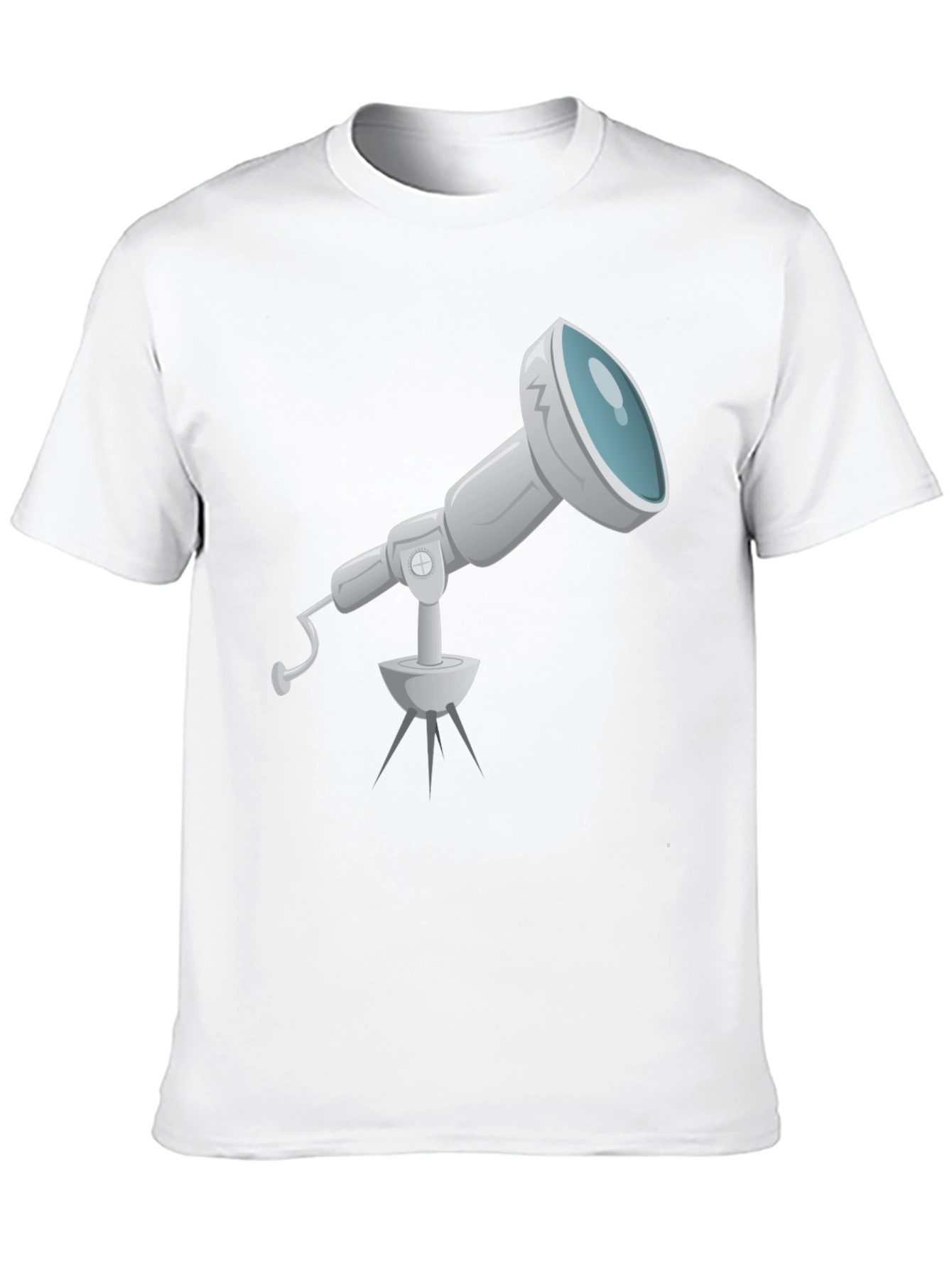 Telescope Graphic Tee - Black Cotton Comfort