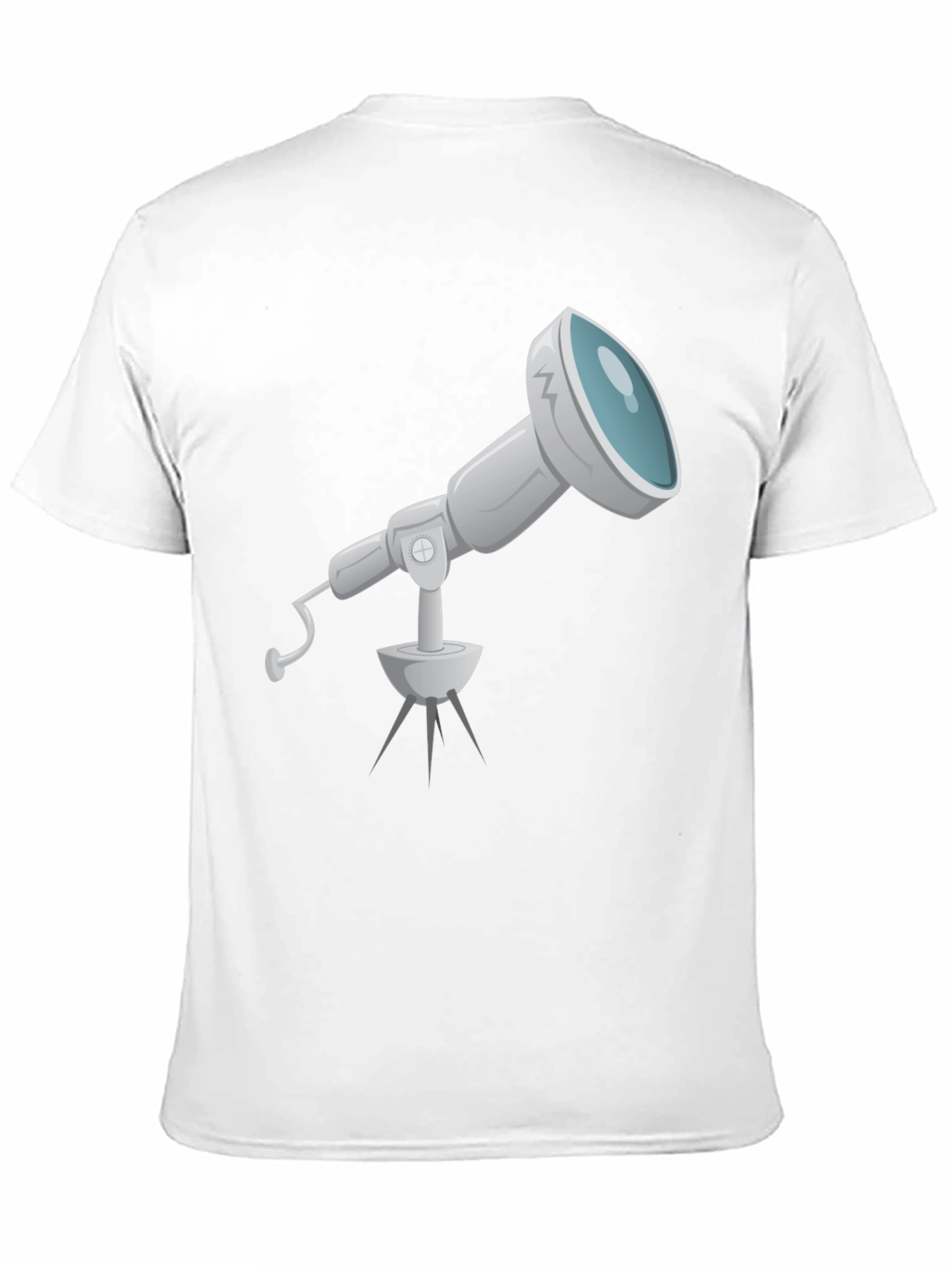 Telescope Graphic Tee - Black Cotton Comfort