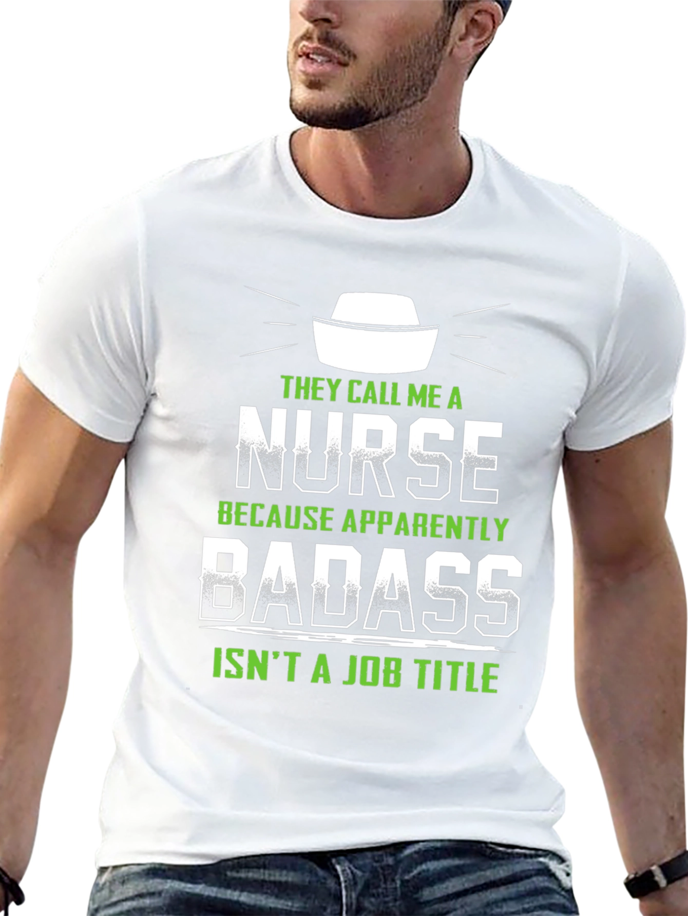 Nurse Badass Job Title T-Shirt