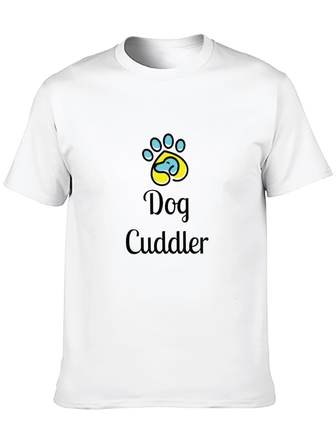 Dog Cuddler Graphic Tee - Soft Cotton Comfort