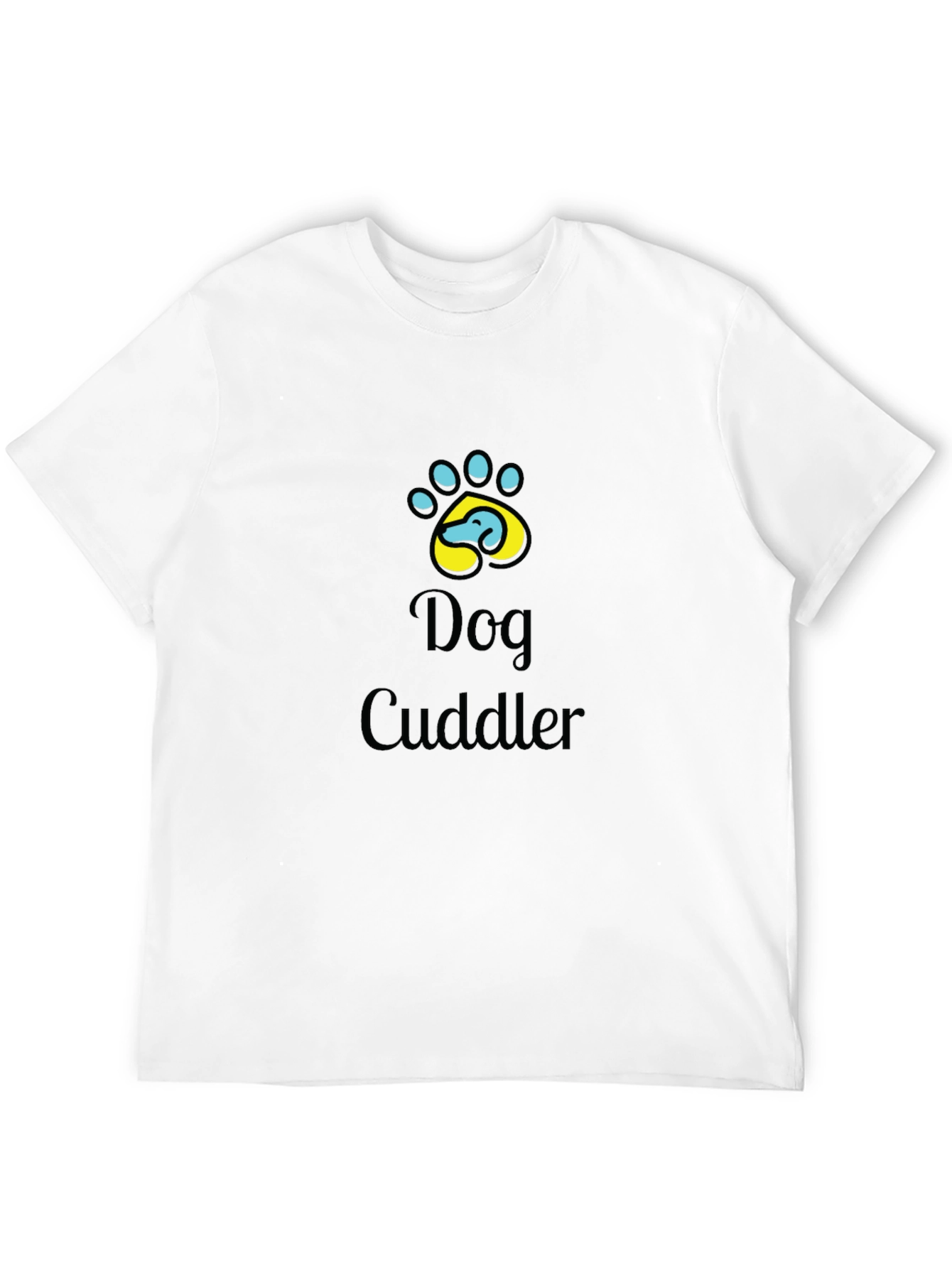 Dog Cuddler Graphic Tee - Soft Cotton Comfort