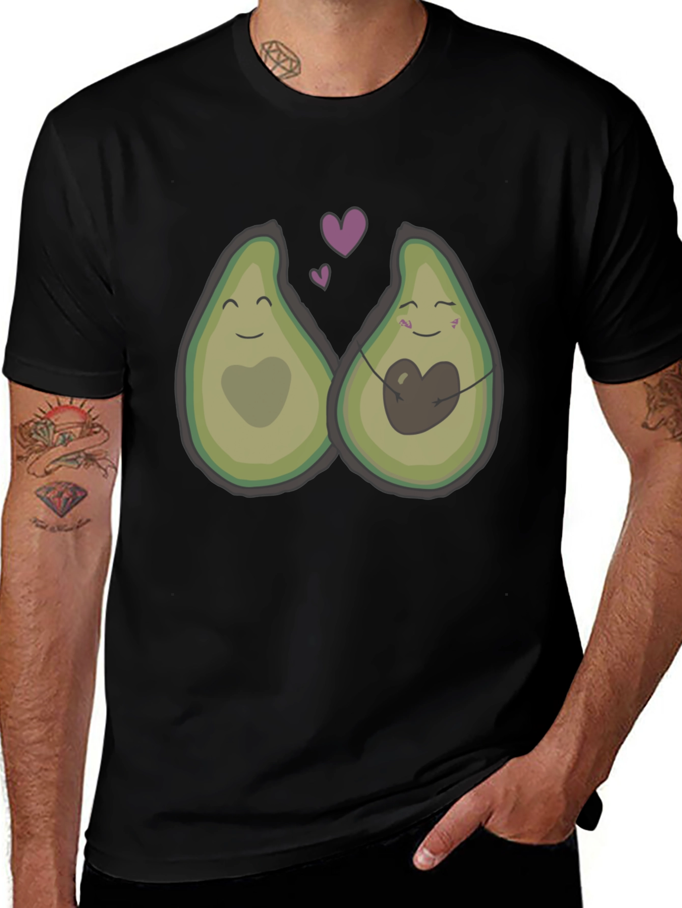 Avocado Love T-Shirt - Cute Matching Couple Tee