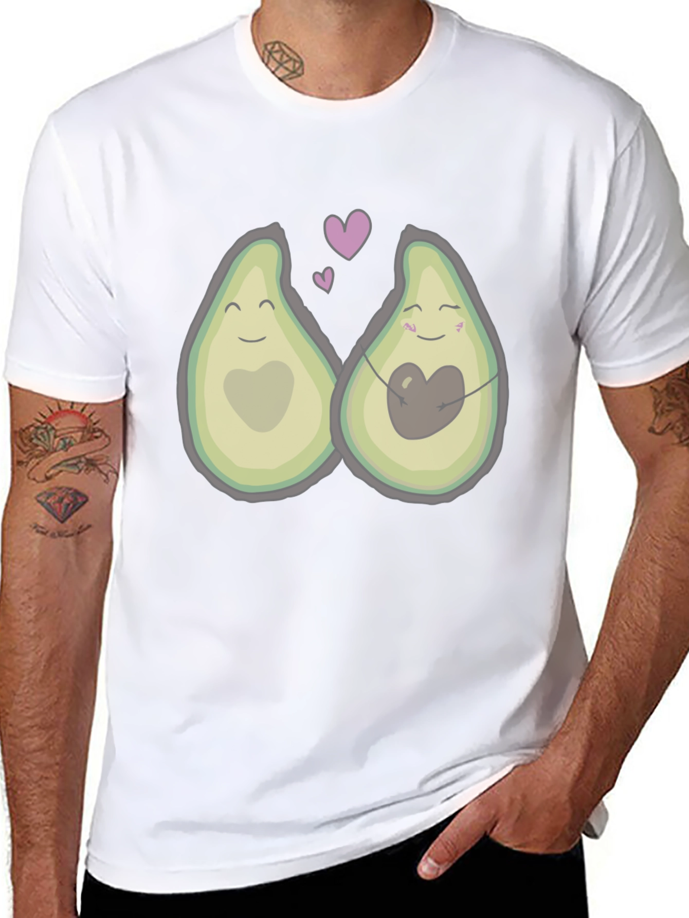 Avocado Love T-Shirt - Cute Matching Couple Tee