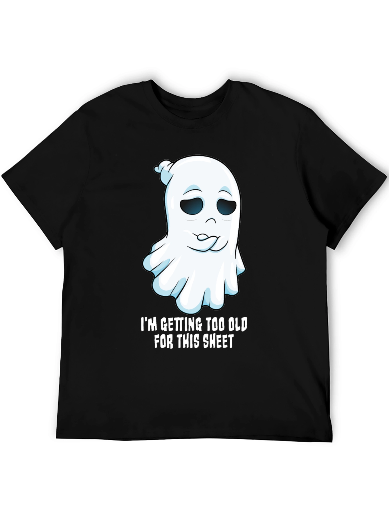 Funny Ghost Graphic Tee - Im Getting Too Old