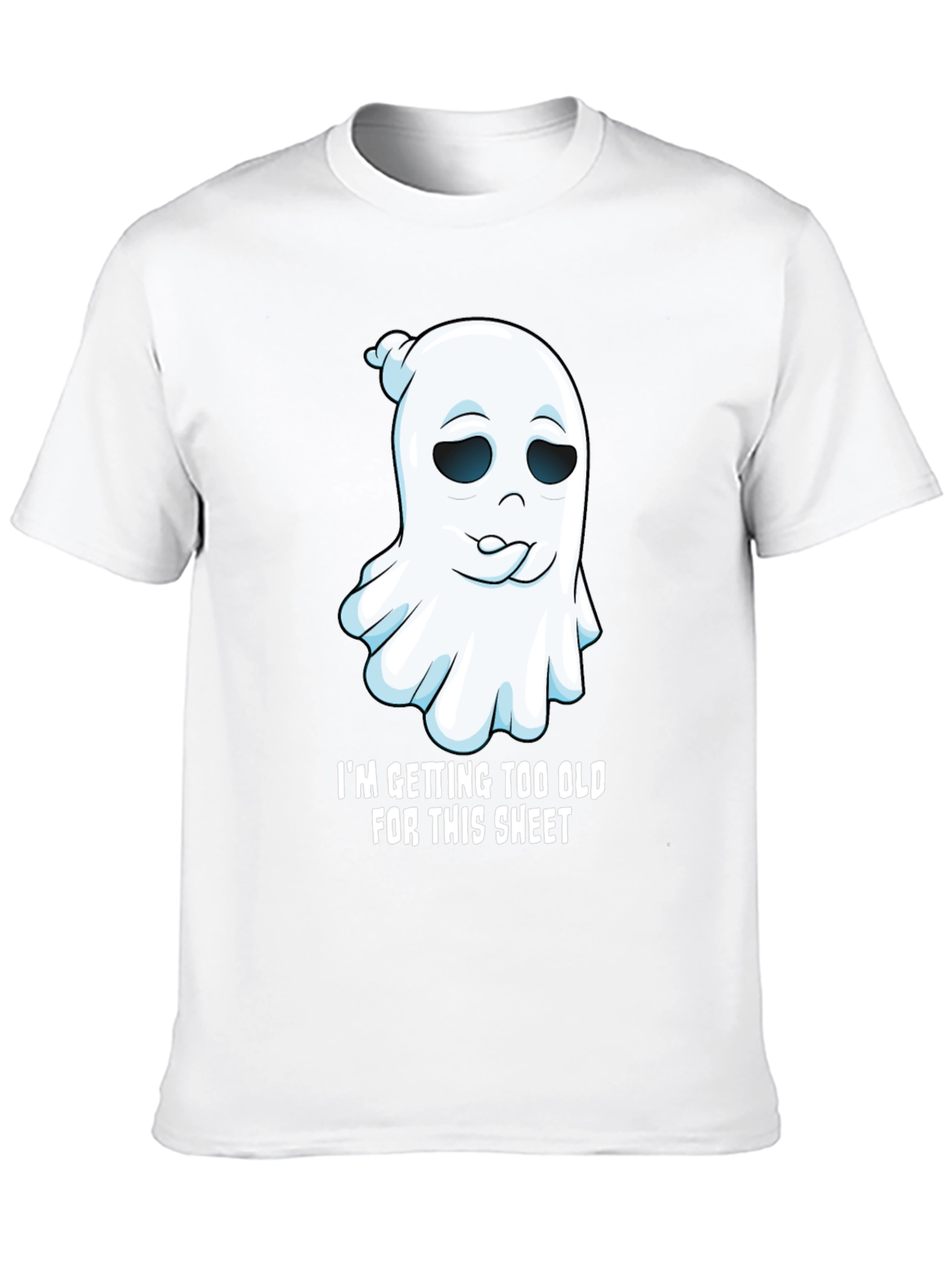 Funny Ghost Graphic Tee - Im Getting Too Old