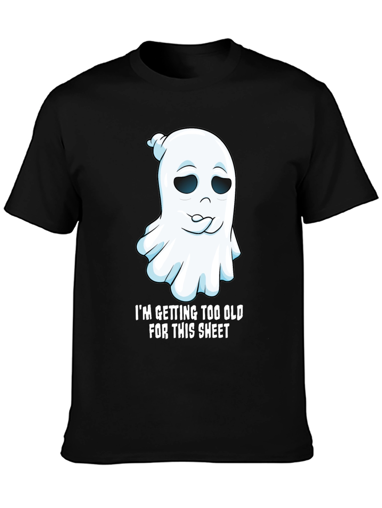 Funny Ghost Graphic Tee - Im Getting Too Old
