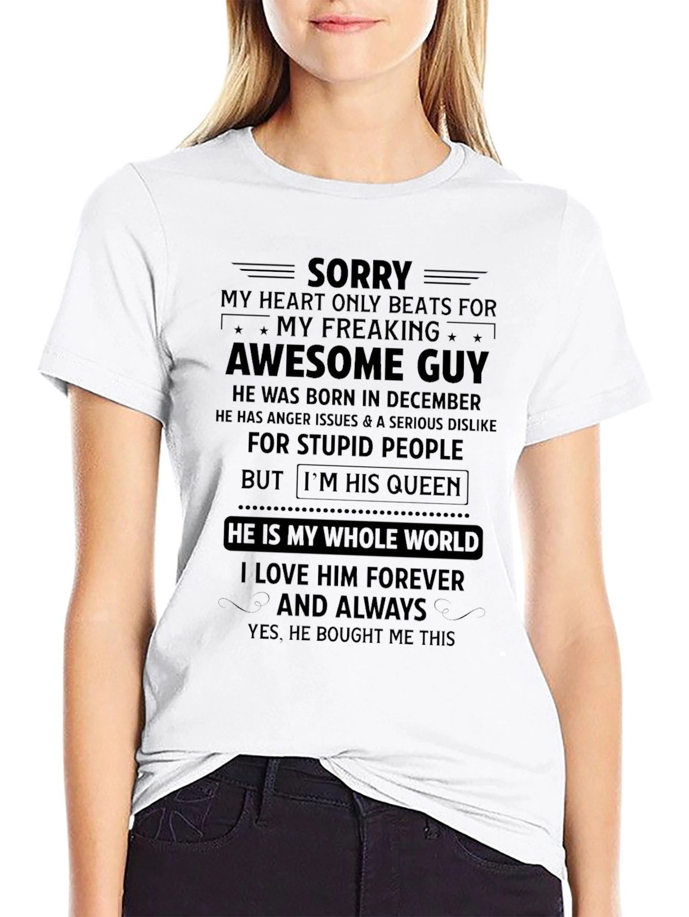 Awesome Guy December Birthday T-Shirt