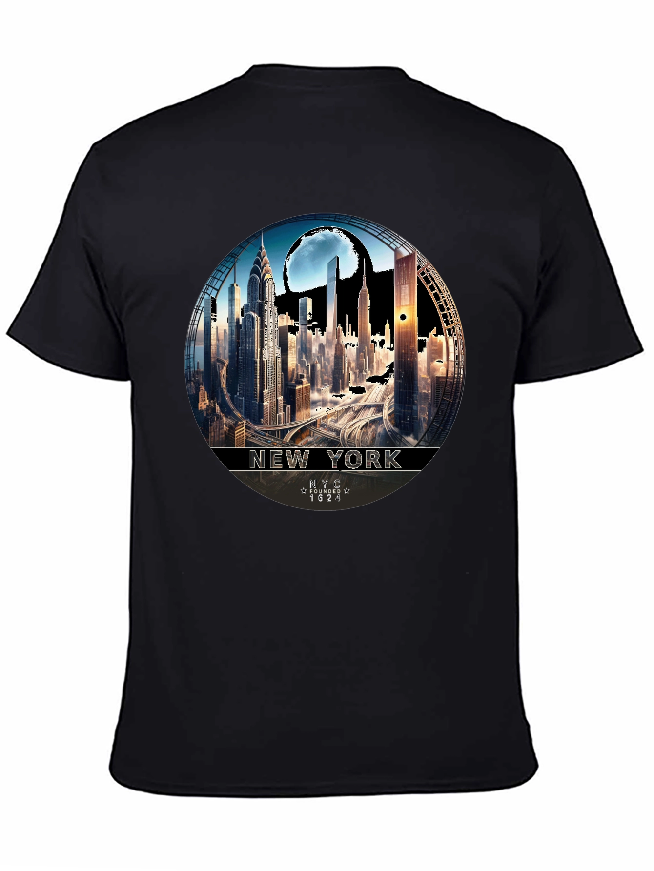 NYC Skyline Graphic Tee - Urban Style