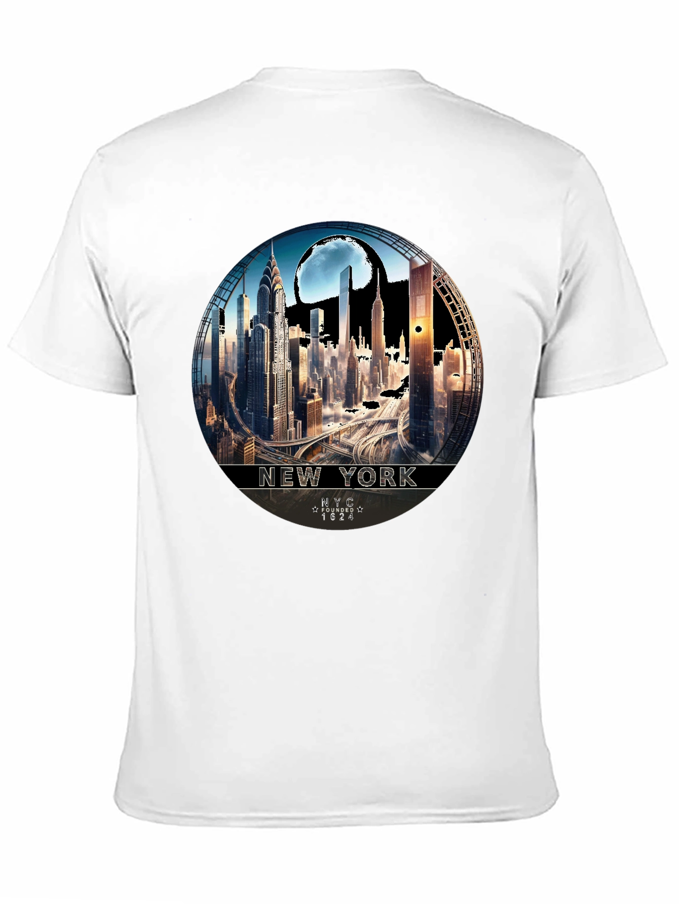 NYC Skyline Graphic Tee - Urban Style