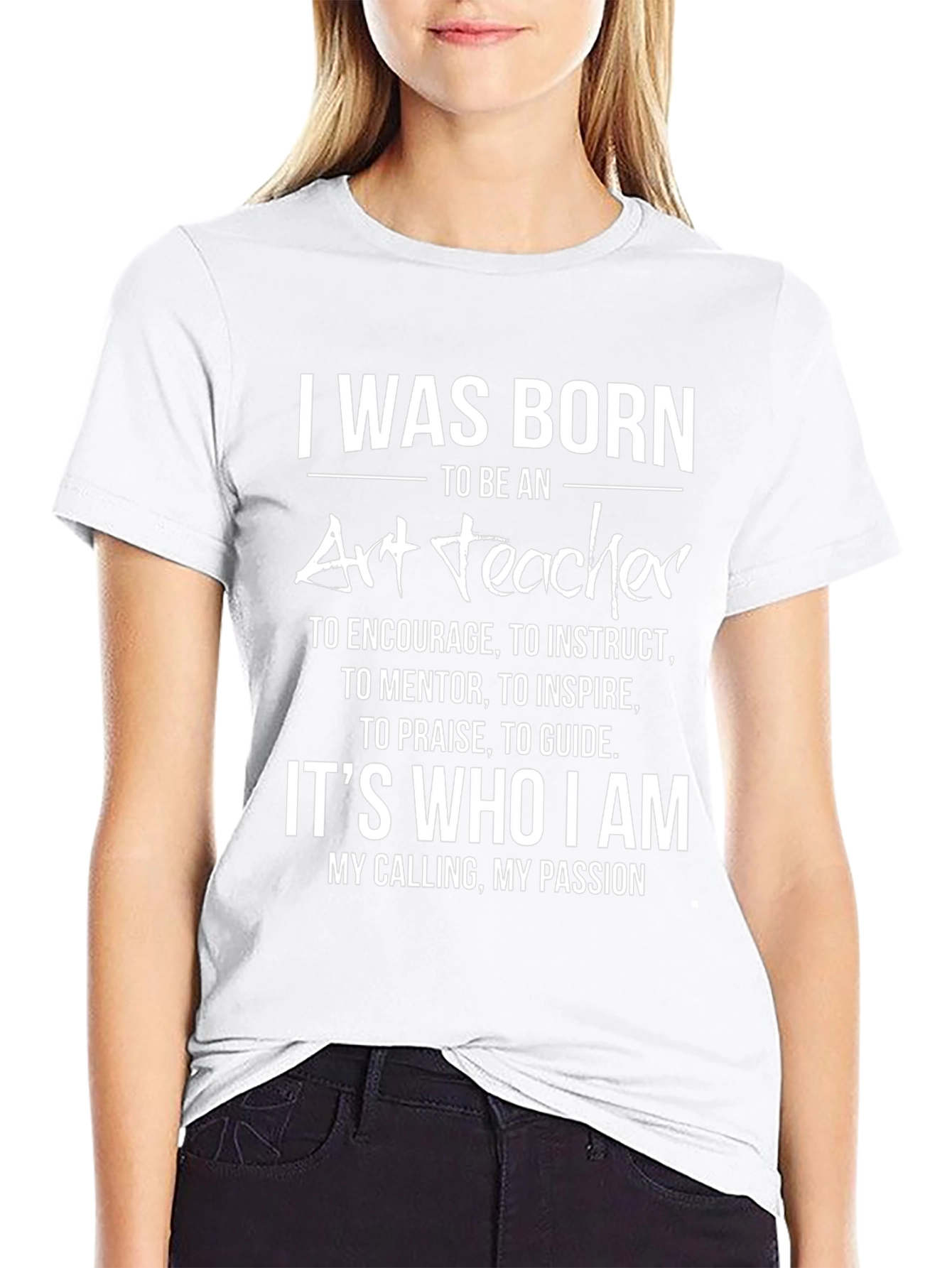 Art Teacher Passion T-Shirt: Born to Inspire