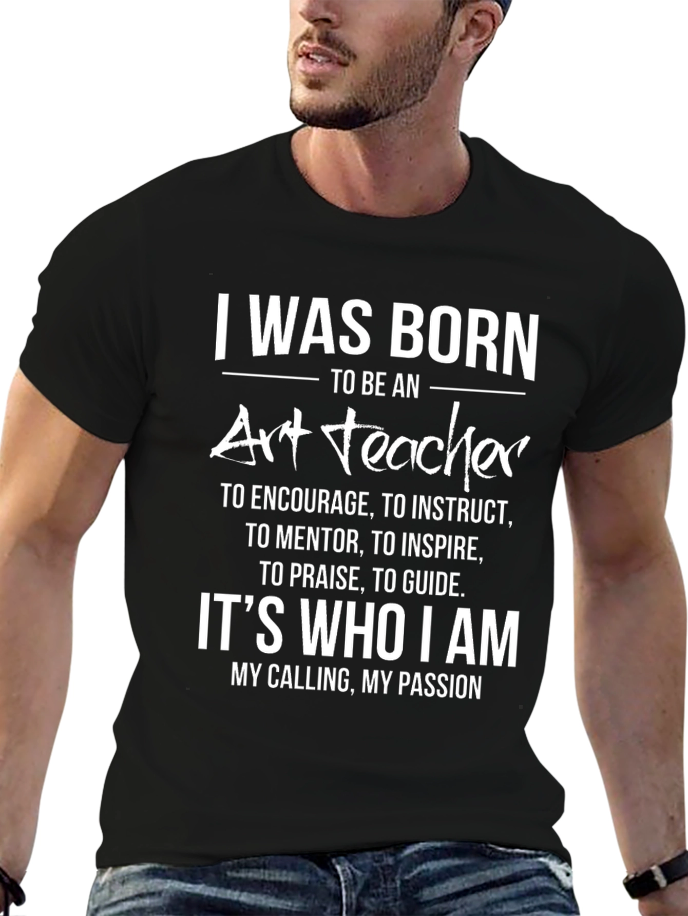 Art Teacher Passion T-Shirt: Born to Inspire