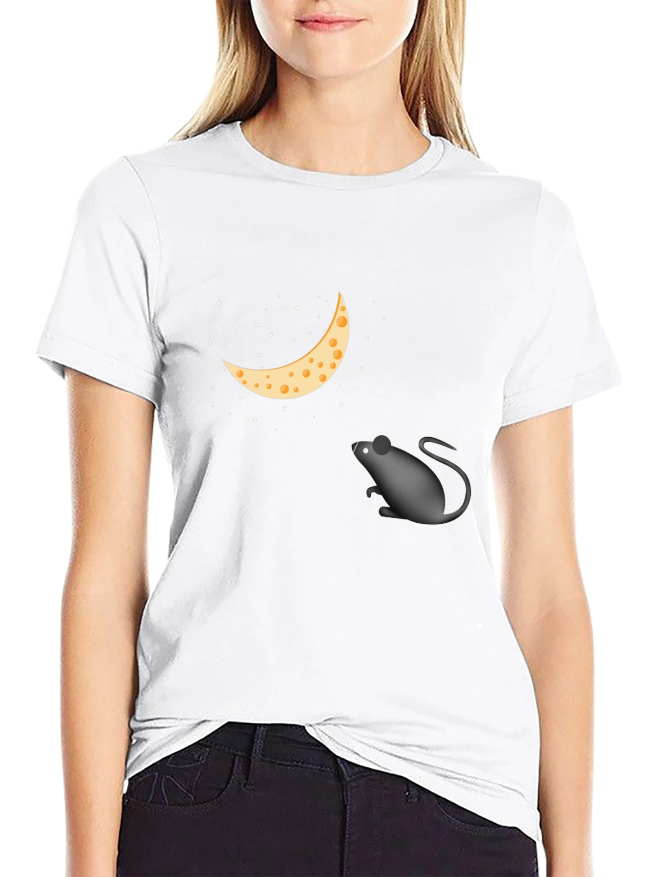 Cheese Moon Mouse T-Shirt