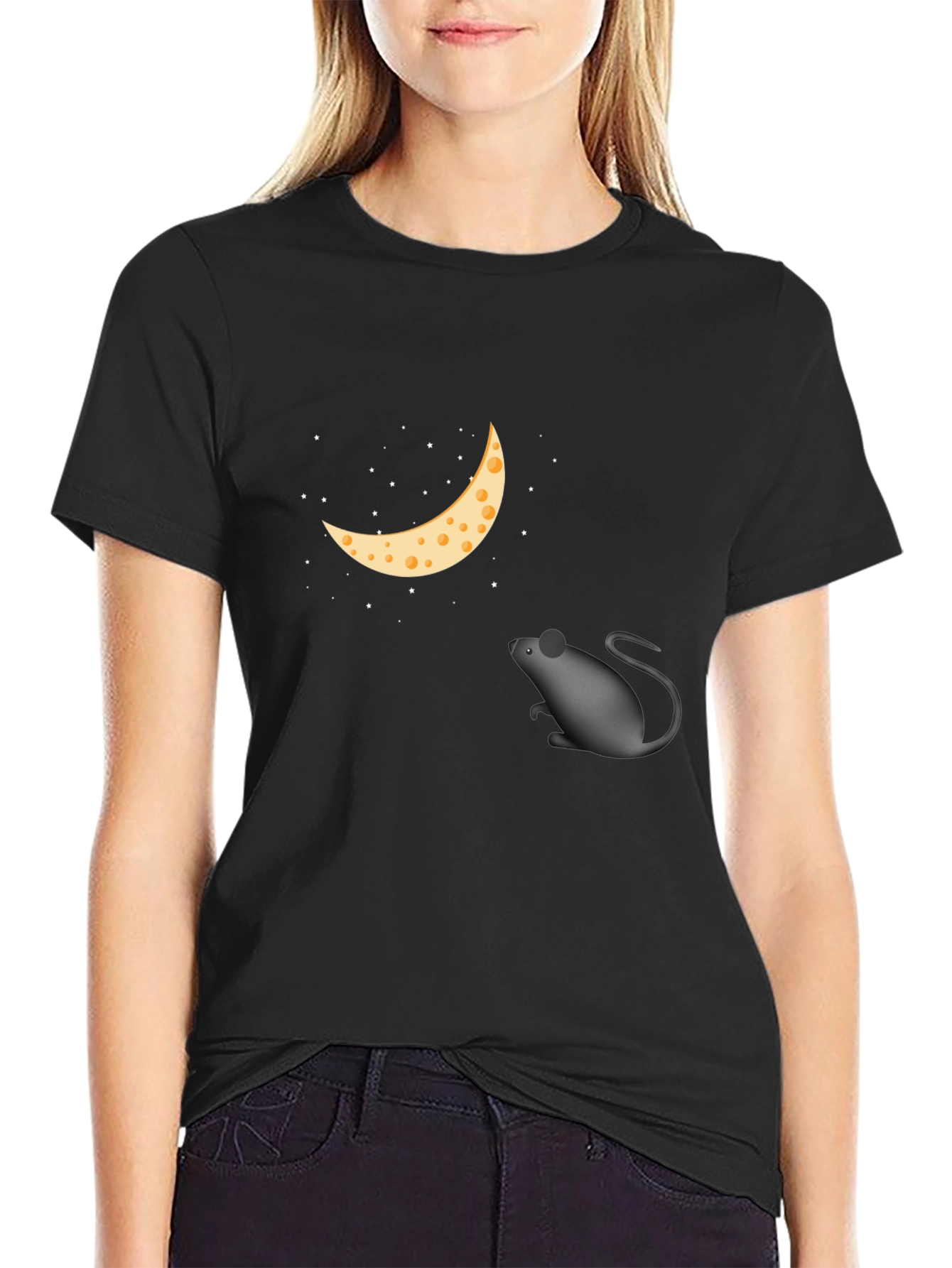 Cheese Moon Mouse T-Shirt