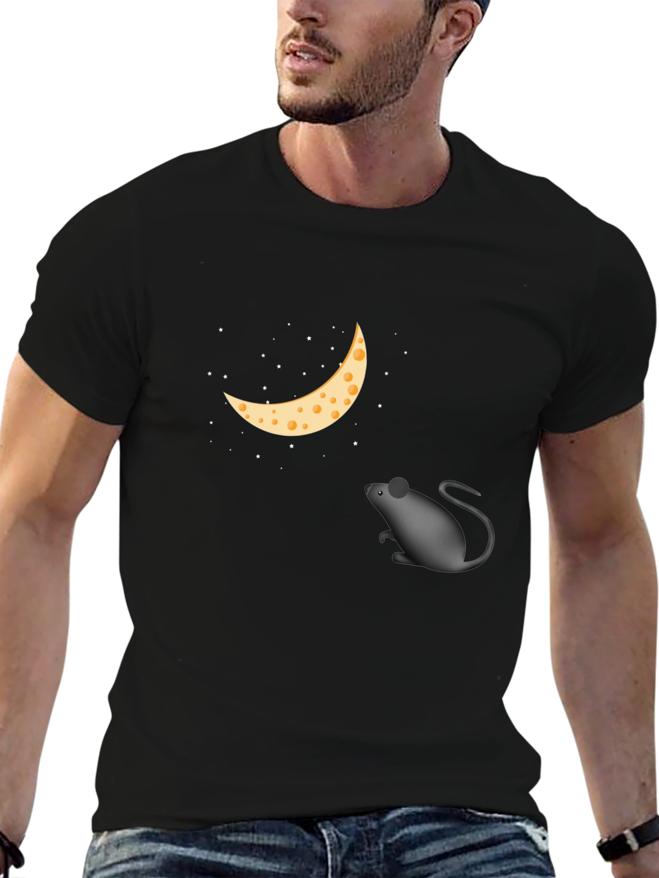 Cheese Moon Mouse T-Shirt