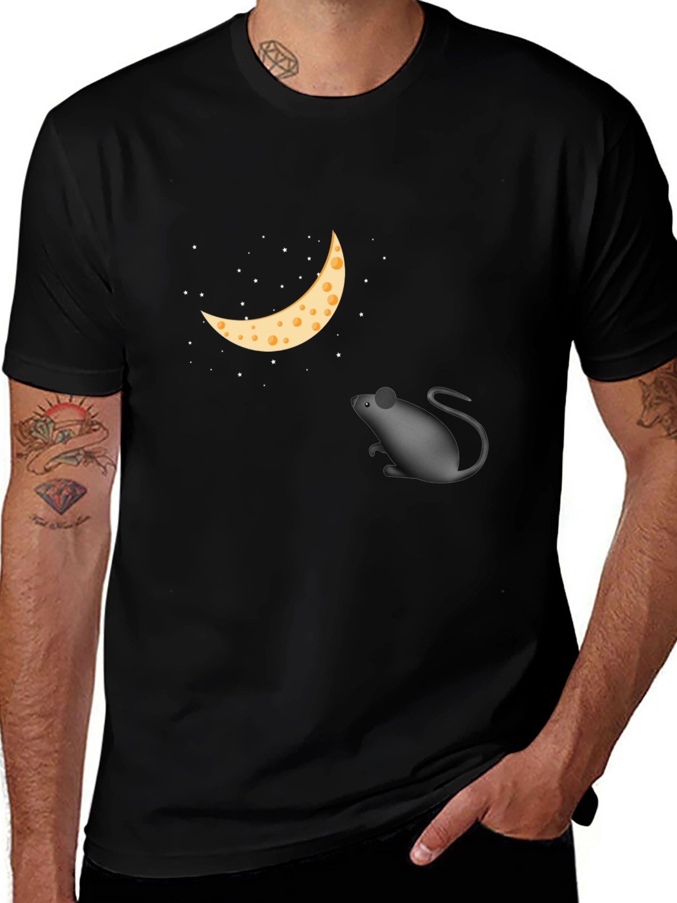 Cheese Moon Mouse T-Shirt