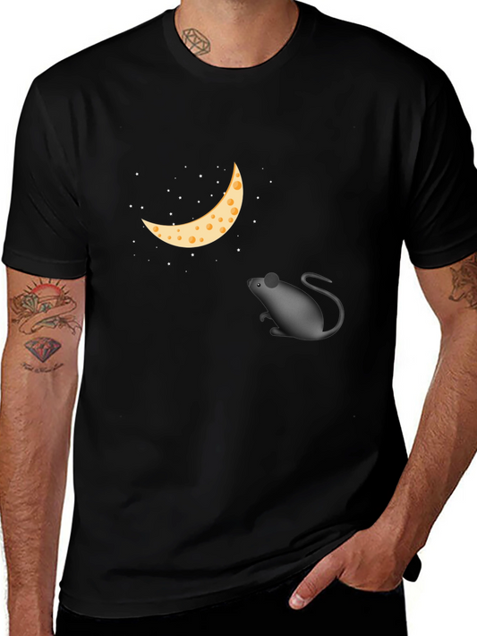 Cheese Moon Mouse T-Shirt