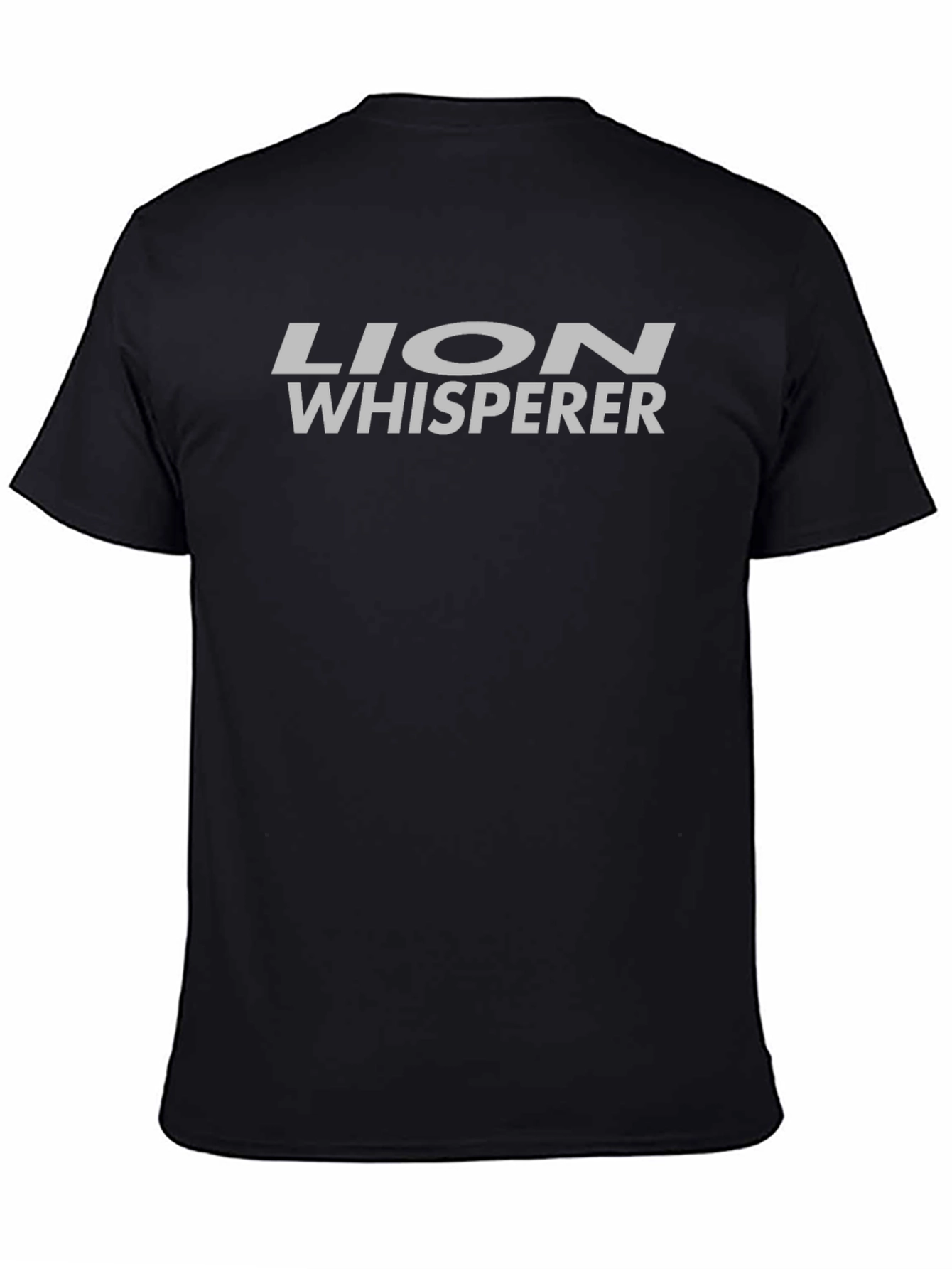 Lion Whisperer Graphic T-Shirt - Black