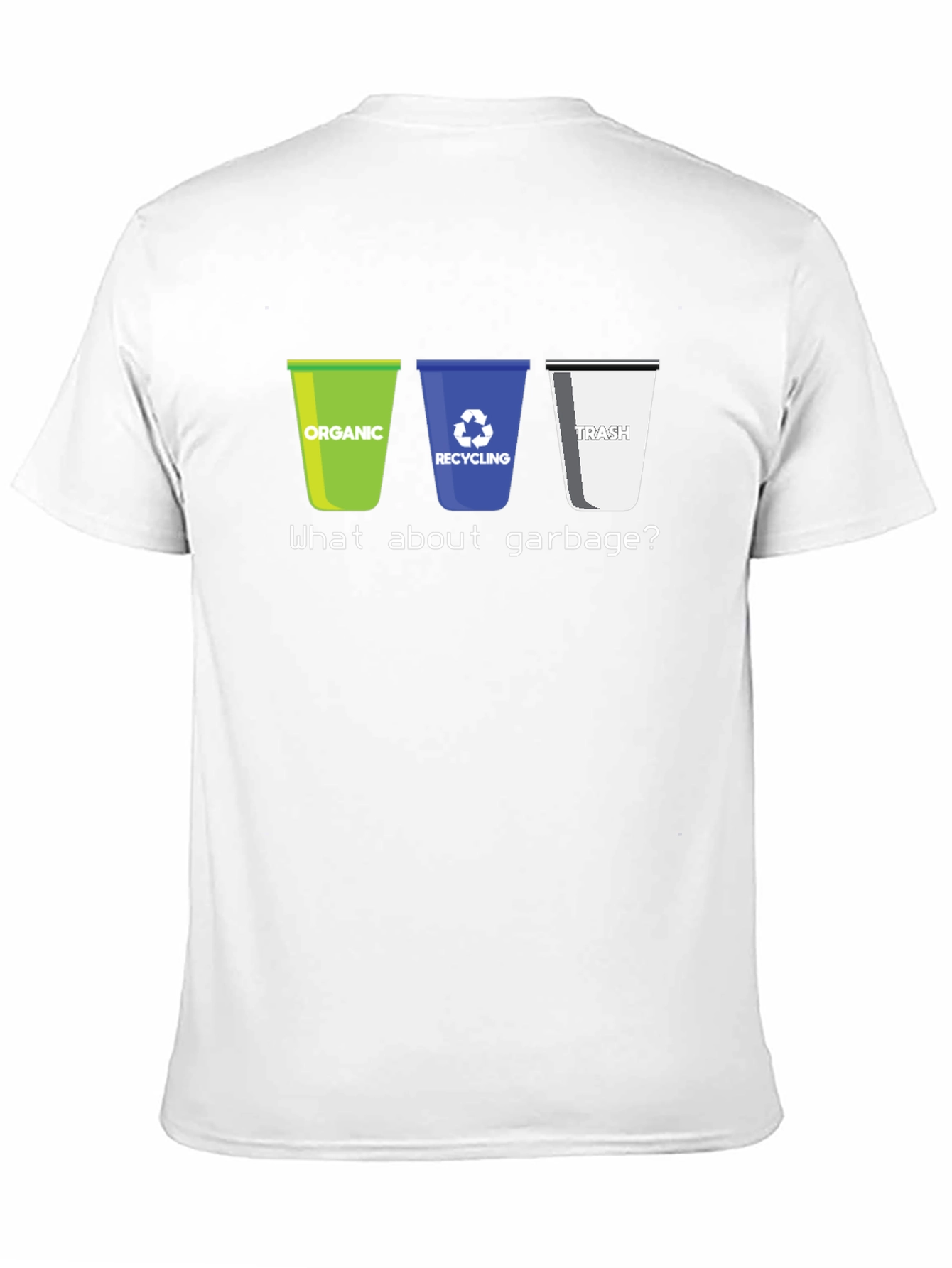Recycling Humor T-Shirt - What About Garbage?