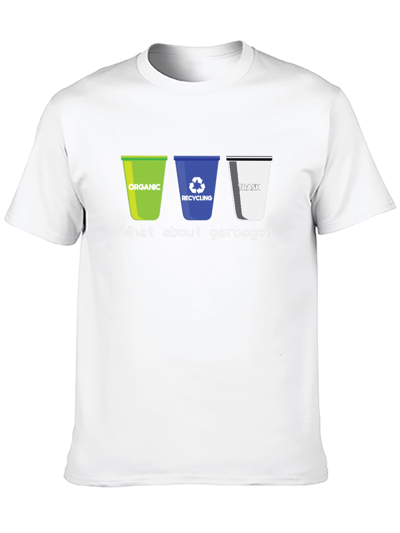 Recycling Humor T-Shirt - What About Garbage?