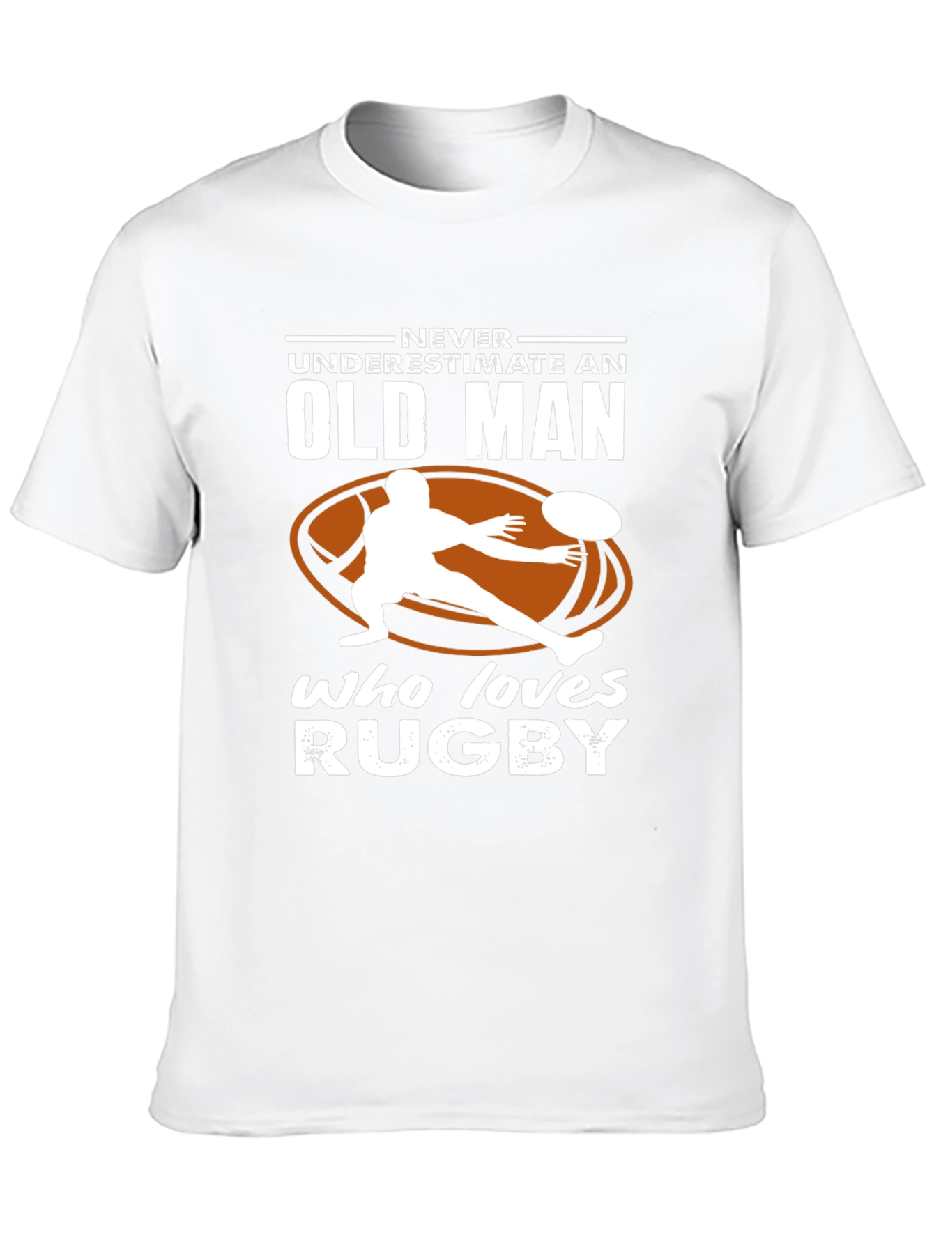 Rugby Old Man Graphic Tee - Never Underestimate