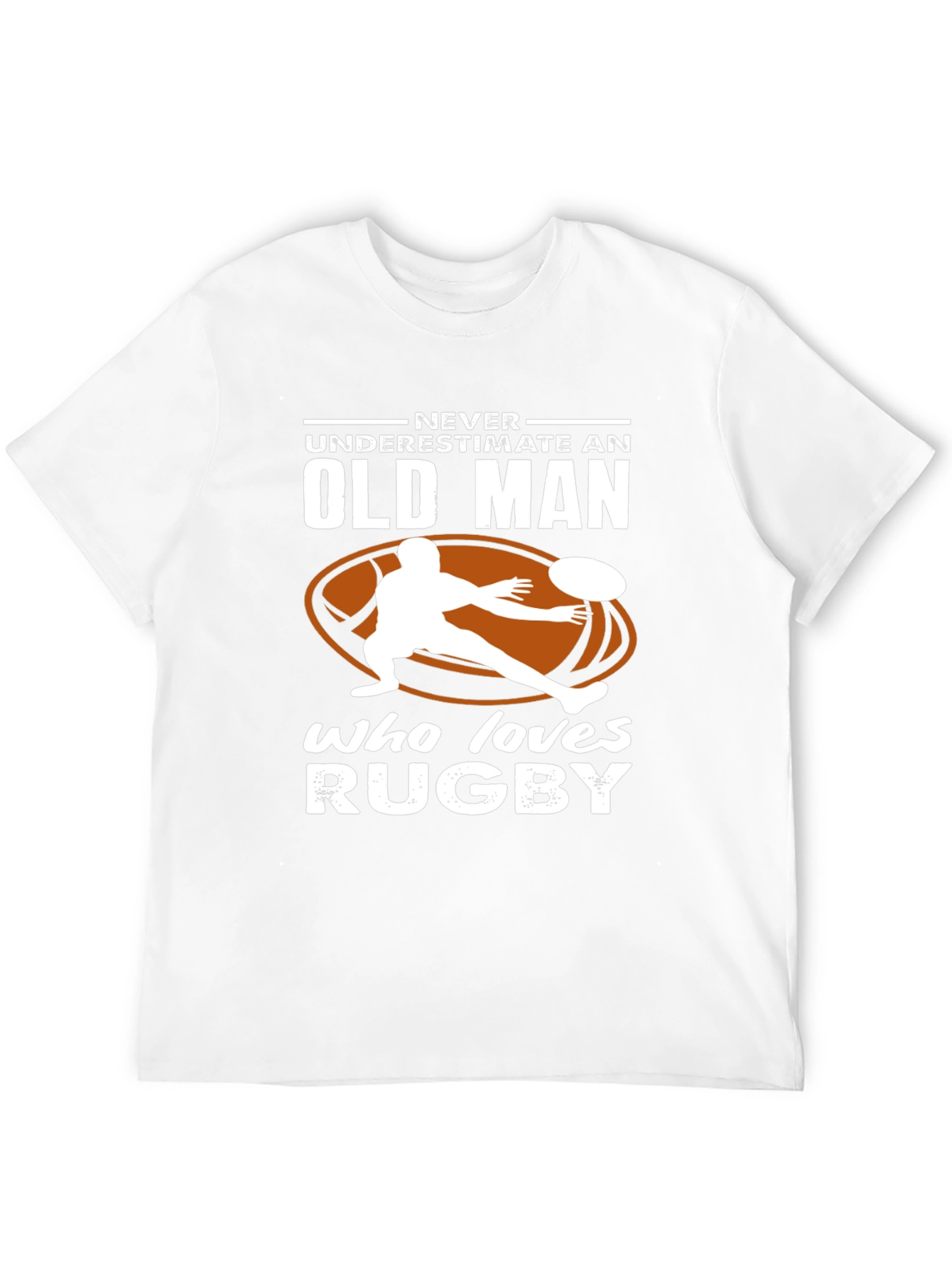 Rugby Old Man Graphic Tee - Never Underestimate