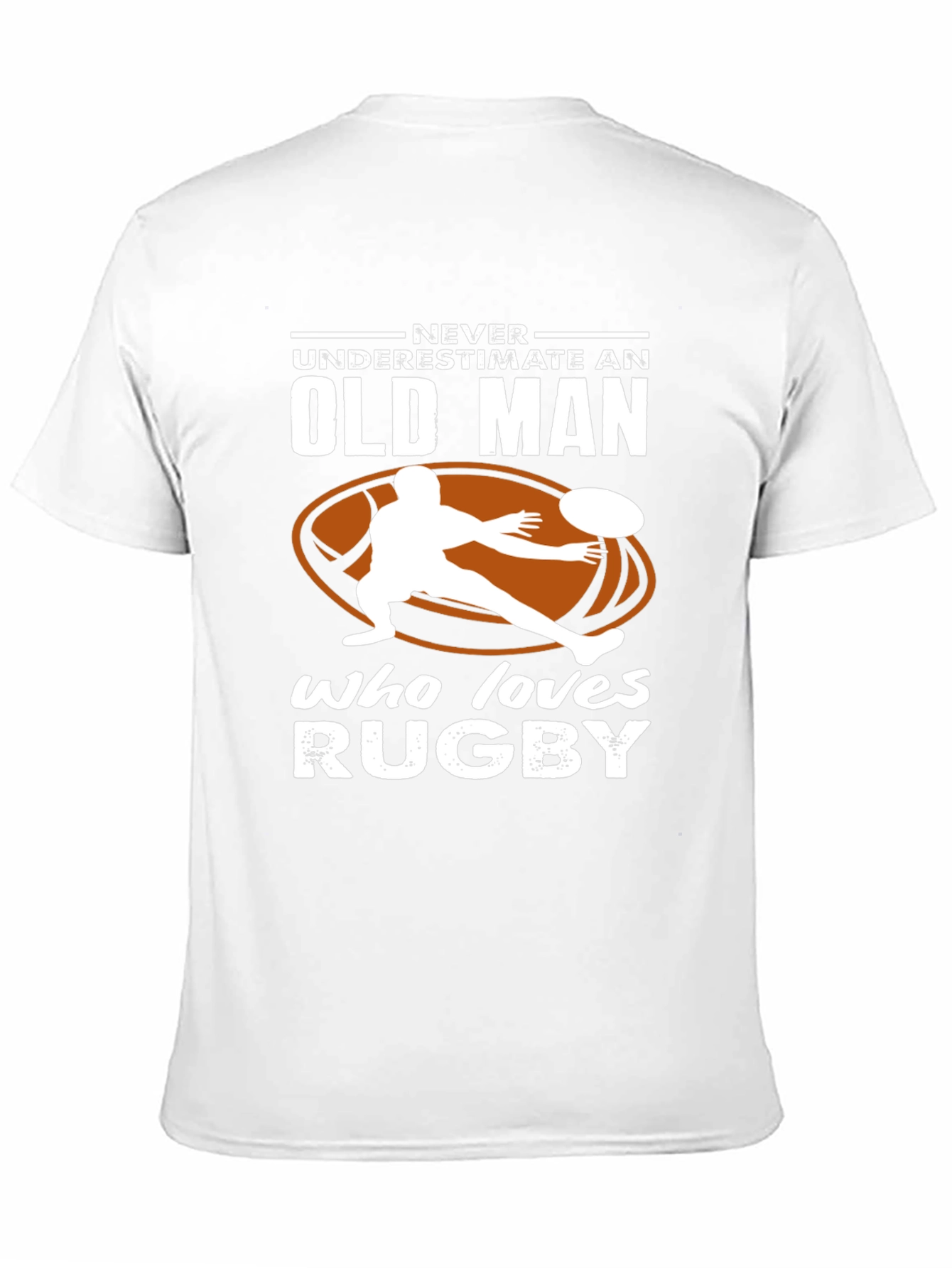 Rugby Old Man Graphic Tee - Never Underestimate