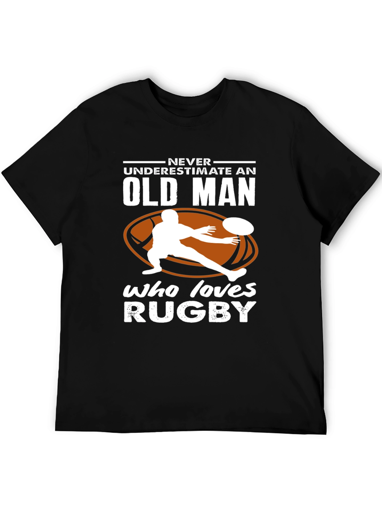 Rugby Old Man Graphic Tee - Never Underestimate