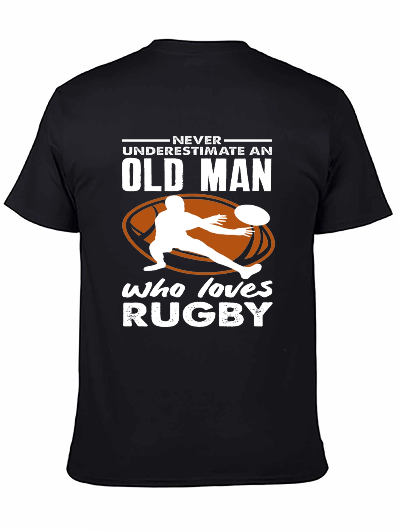 Rugby Old Man Graphic Tee - Never Underestimate